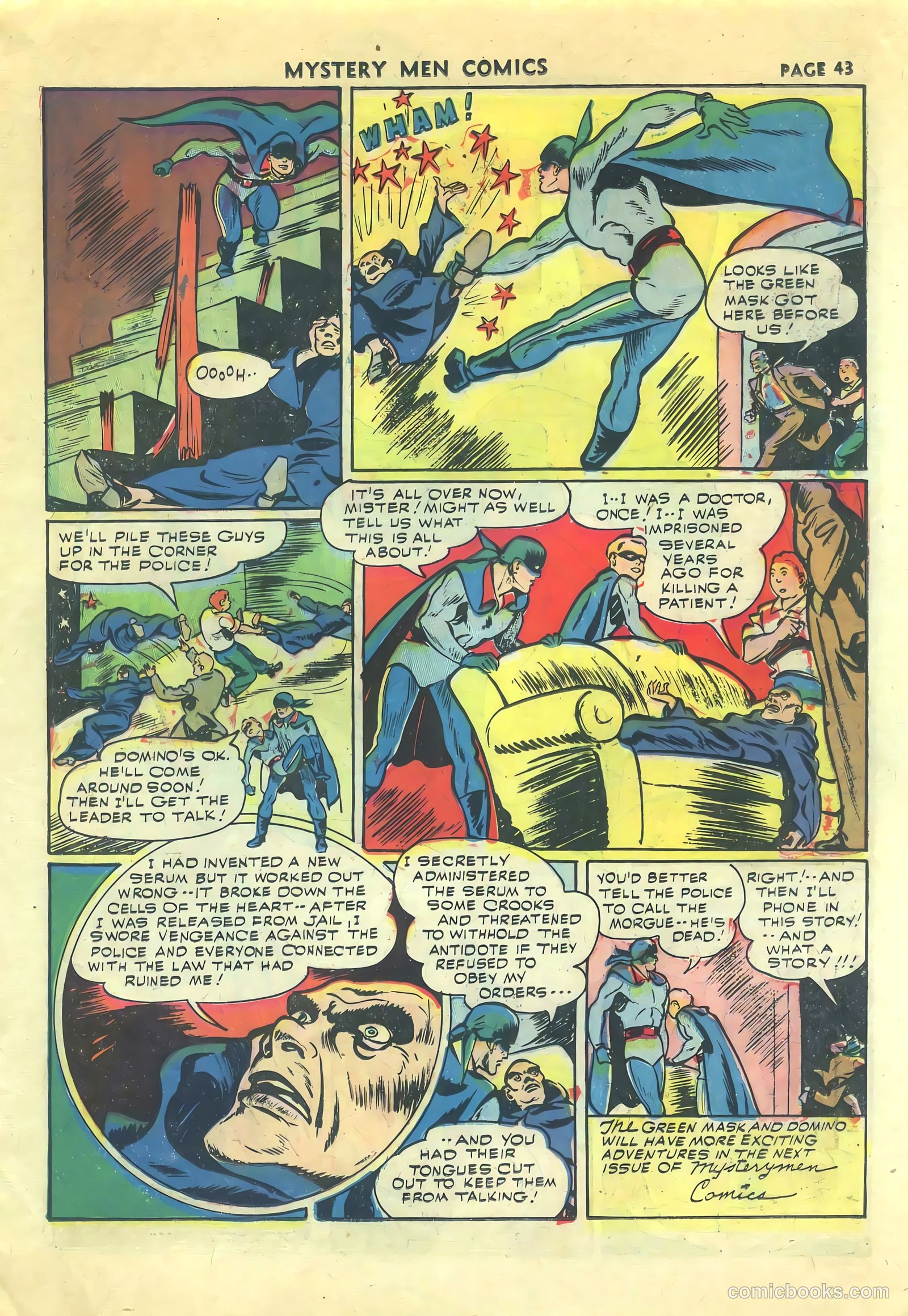 Mystery Men Comics #31 — page 46 of 69