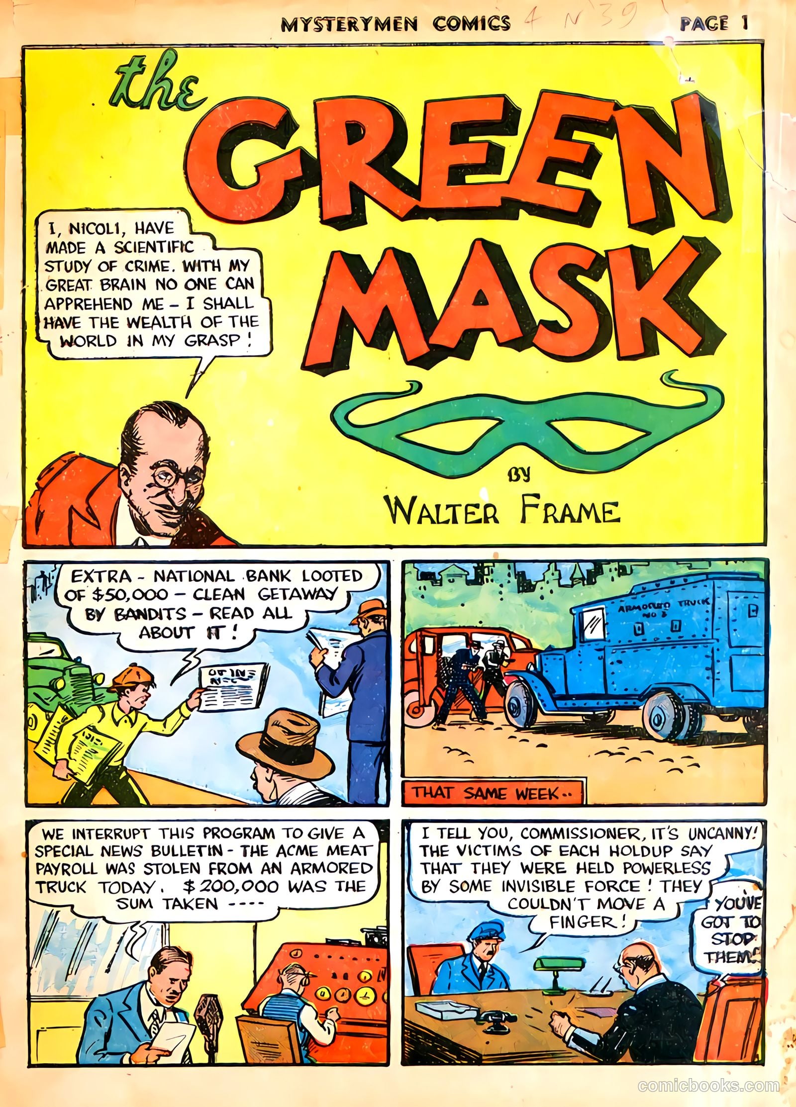 Mystery Men Comics #4 — page 3 of 68
