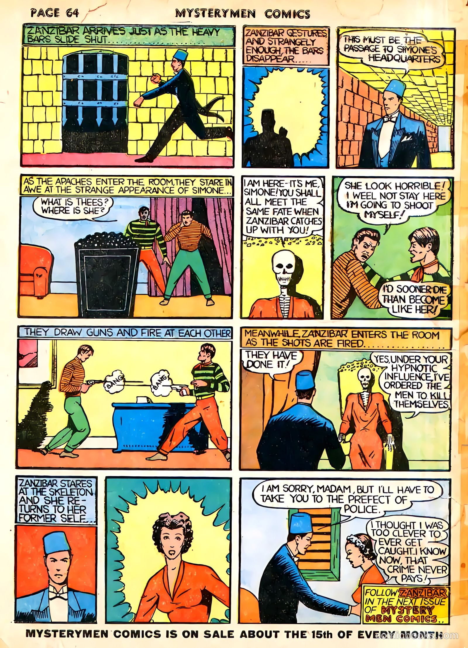 Mystery Men Comics #4 — page 66 of 68