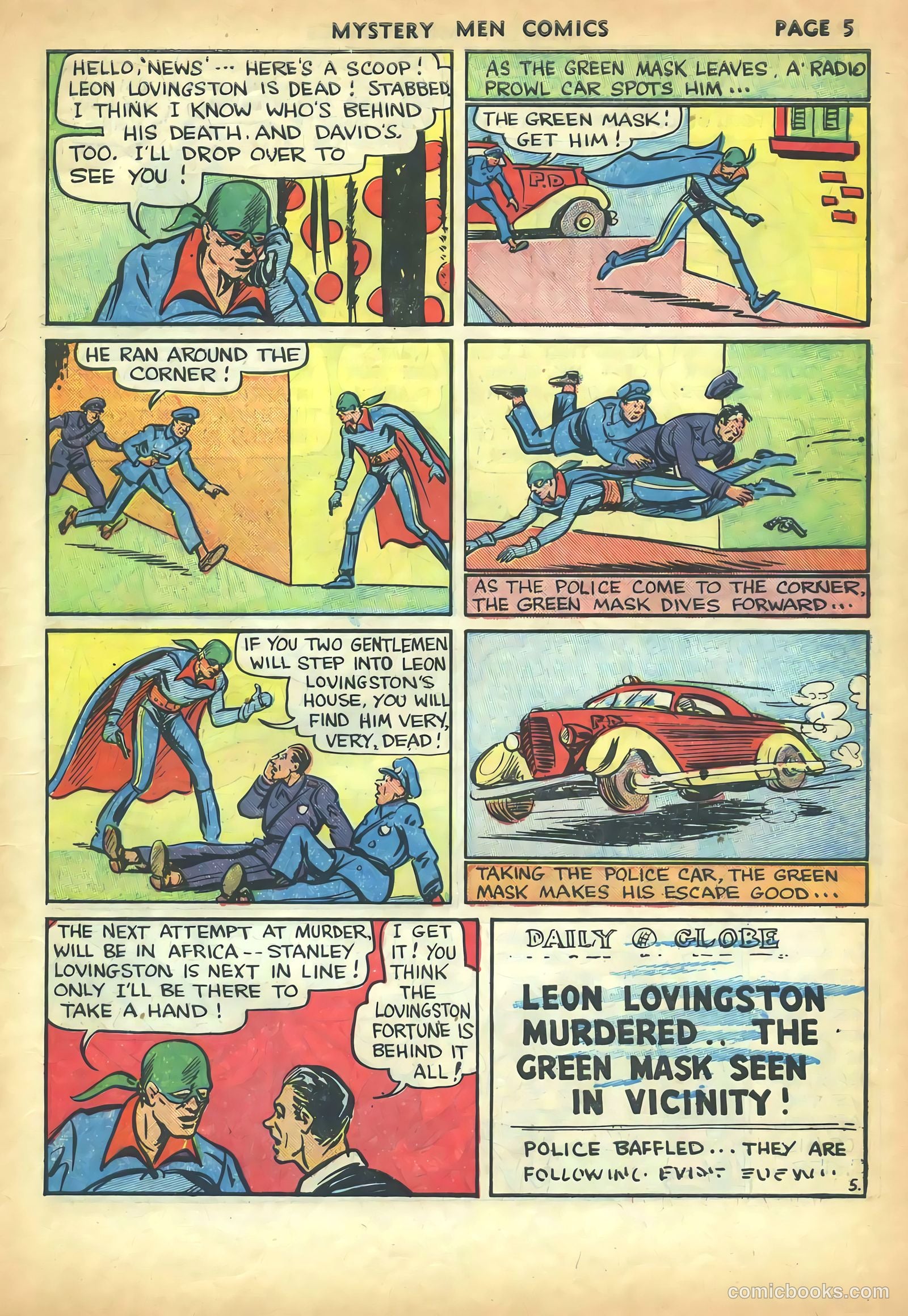 Mystery Men Comics #5 — page 7 of 68