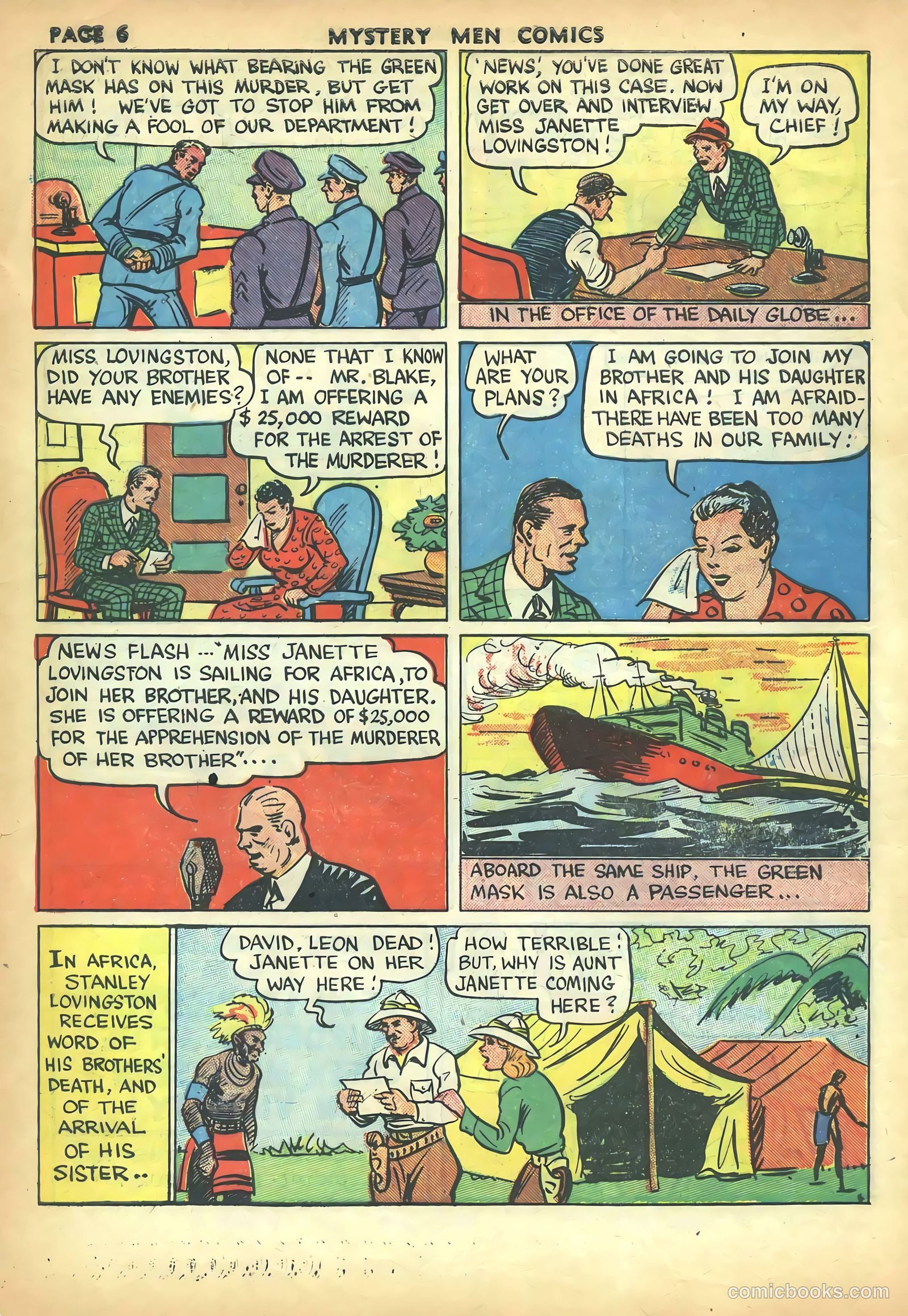 Mystery Men Comics #5 — page 8 of 68