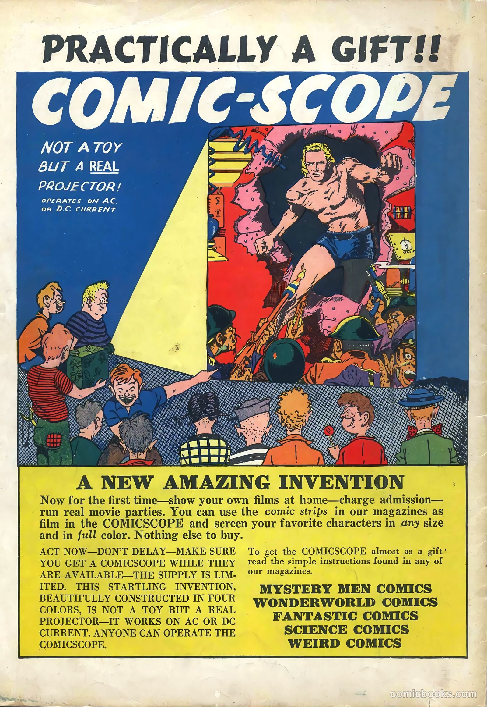 Mystery Men Comics #9 — page 68 of 68