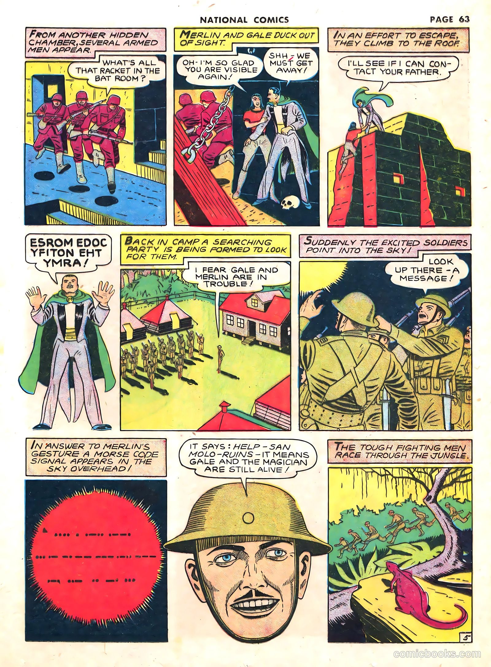 National Comics #21 — page 64 of 66