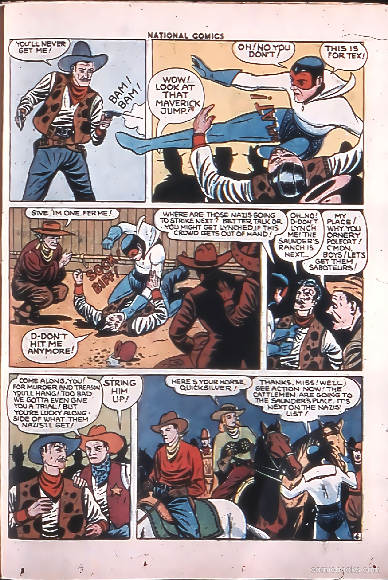 National Comics #38 — page 57 of 60