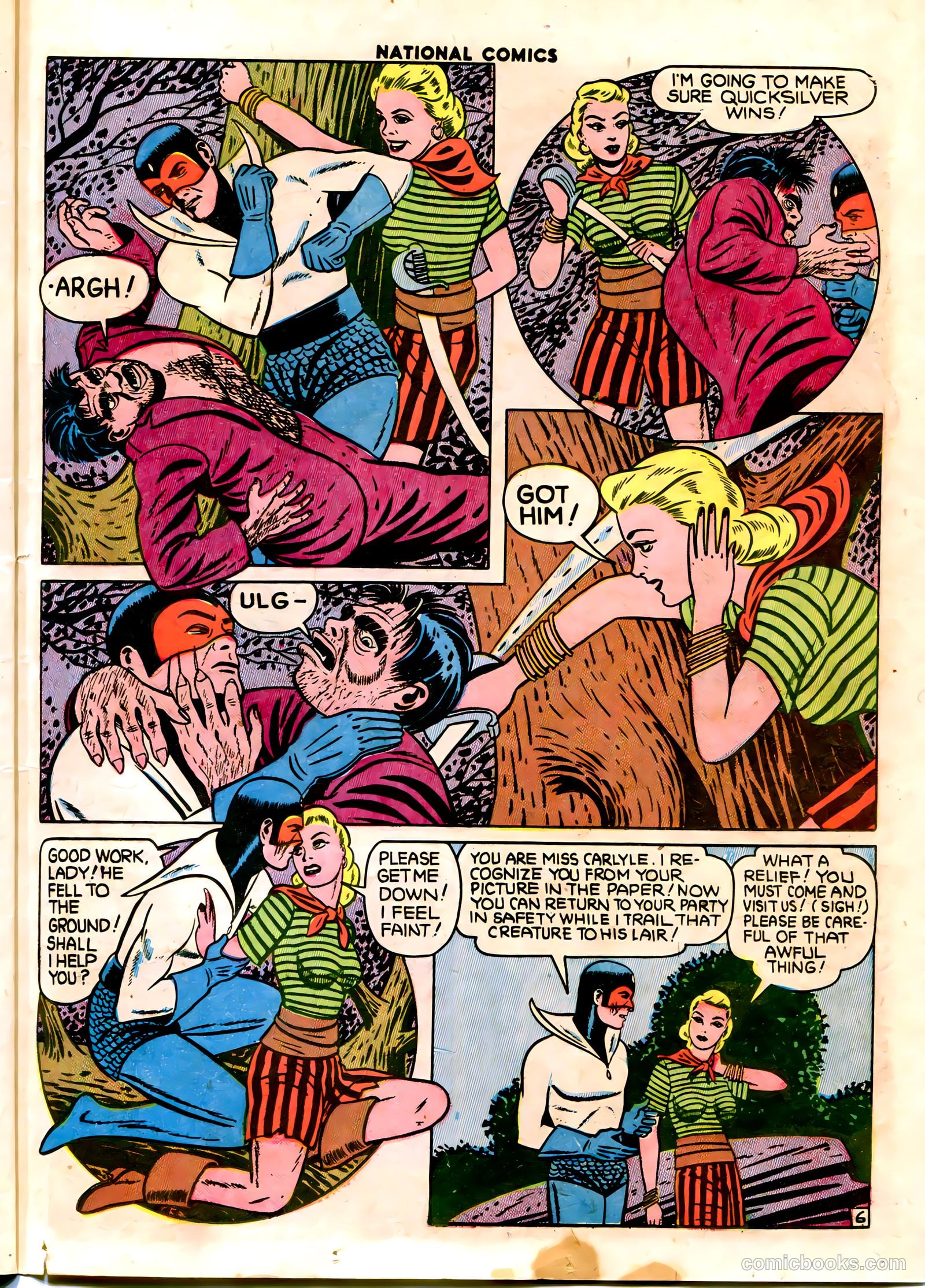 National Comics #39 — page 57 of 60