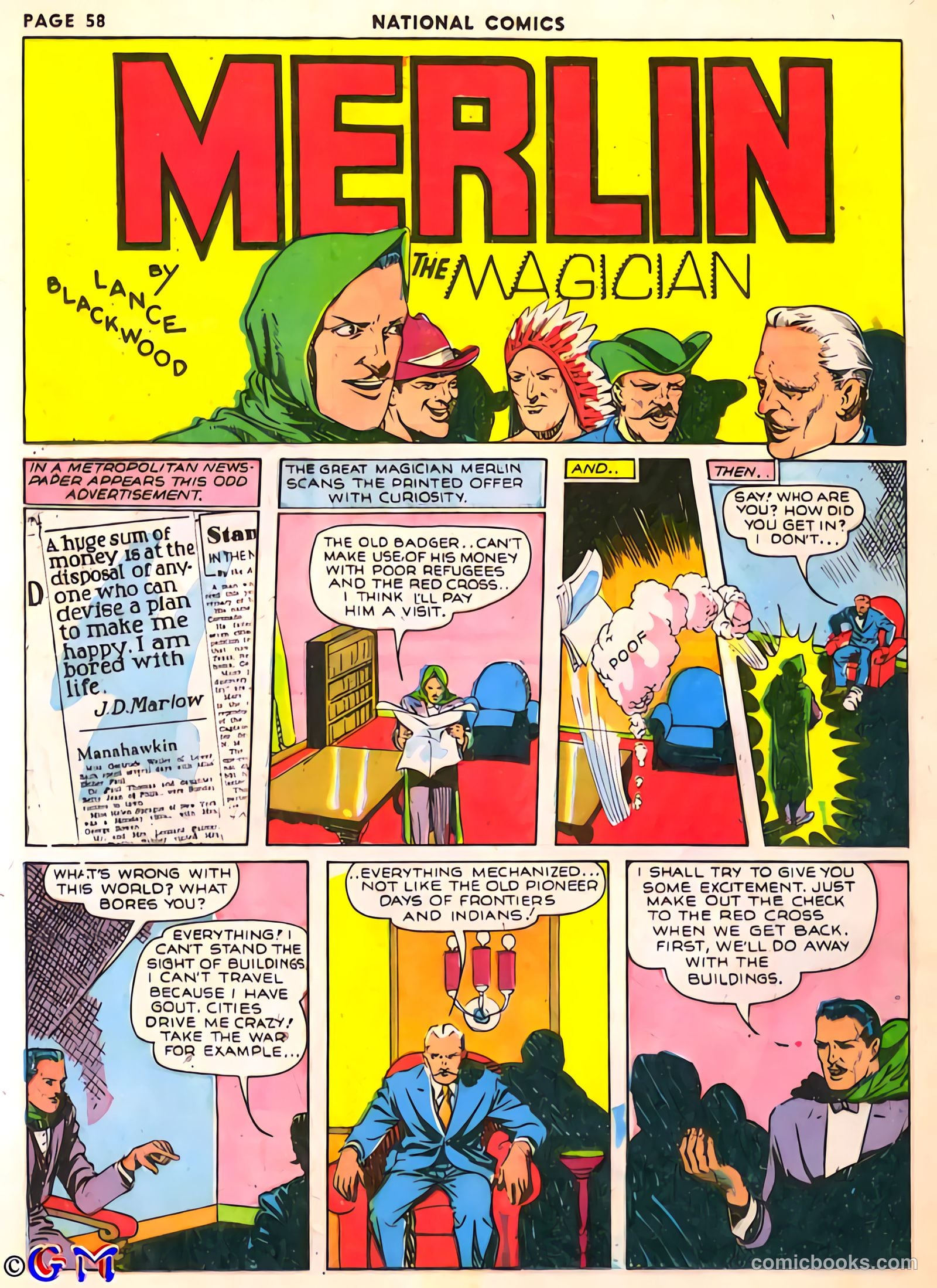 National Comics #6 — page 58 of 68