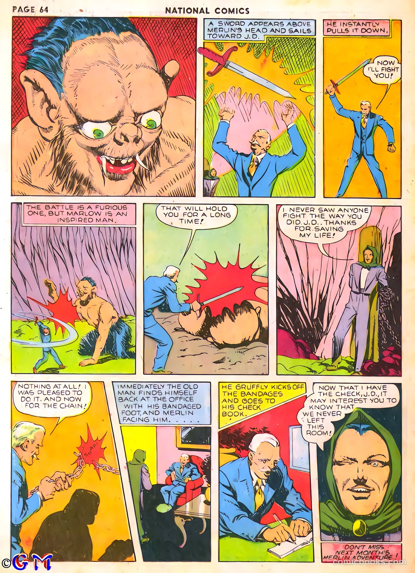National Comics #6 — page 64 of 68