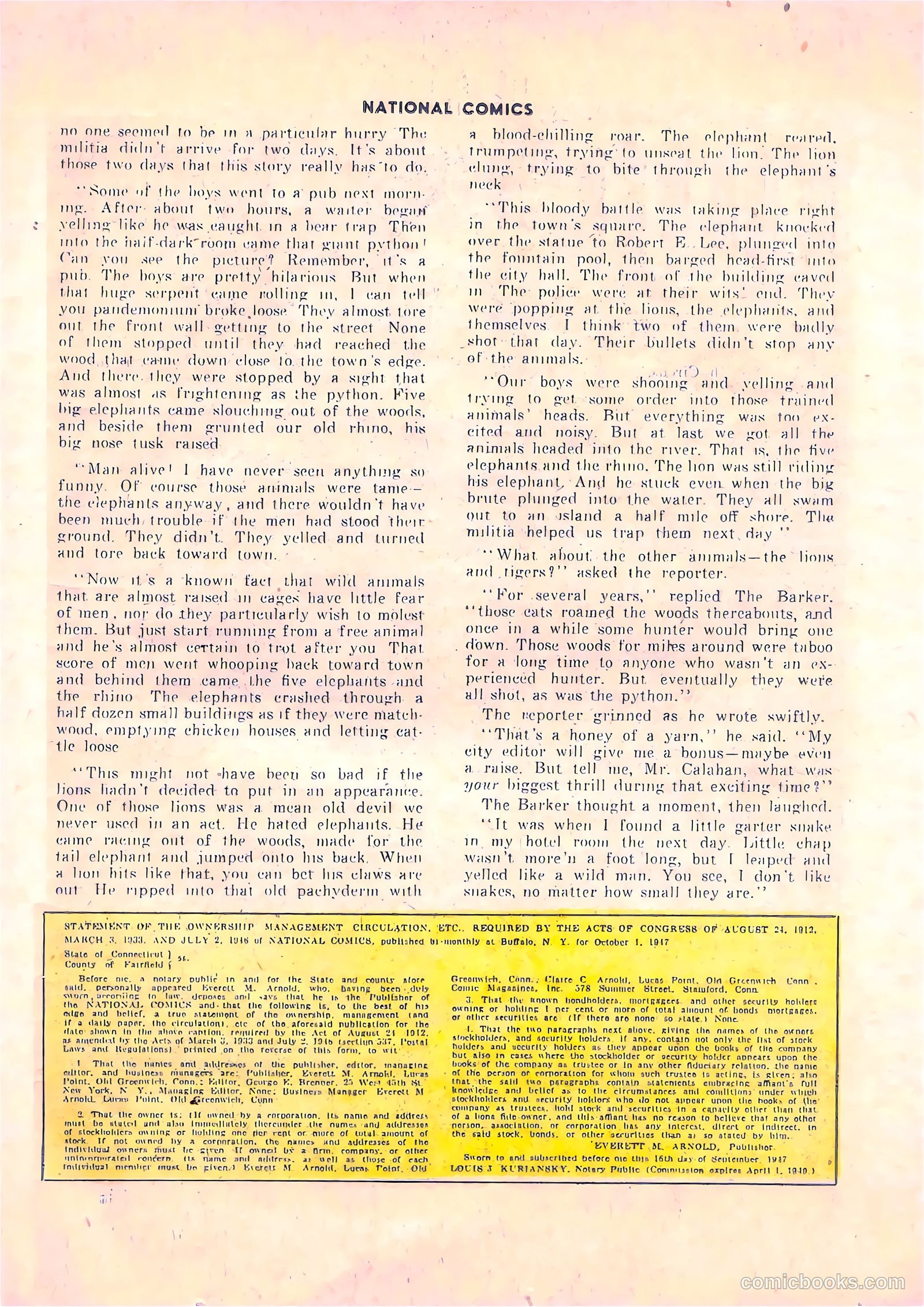 National Comics #65 — page 38 of 53