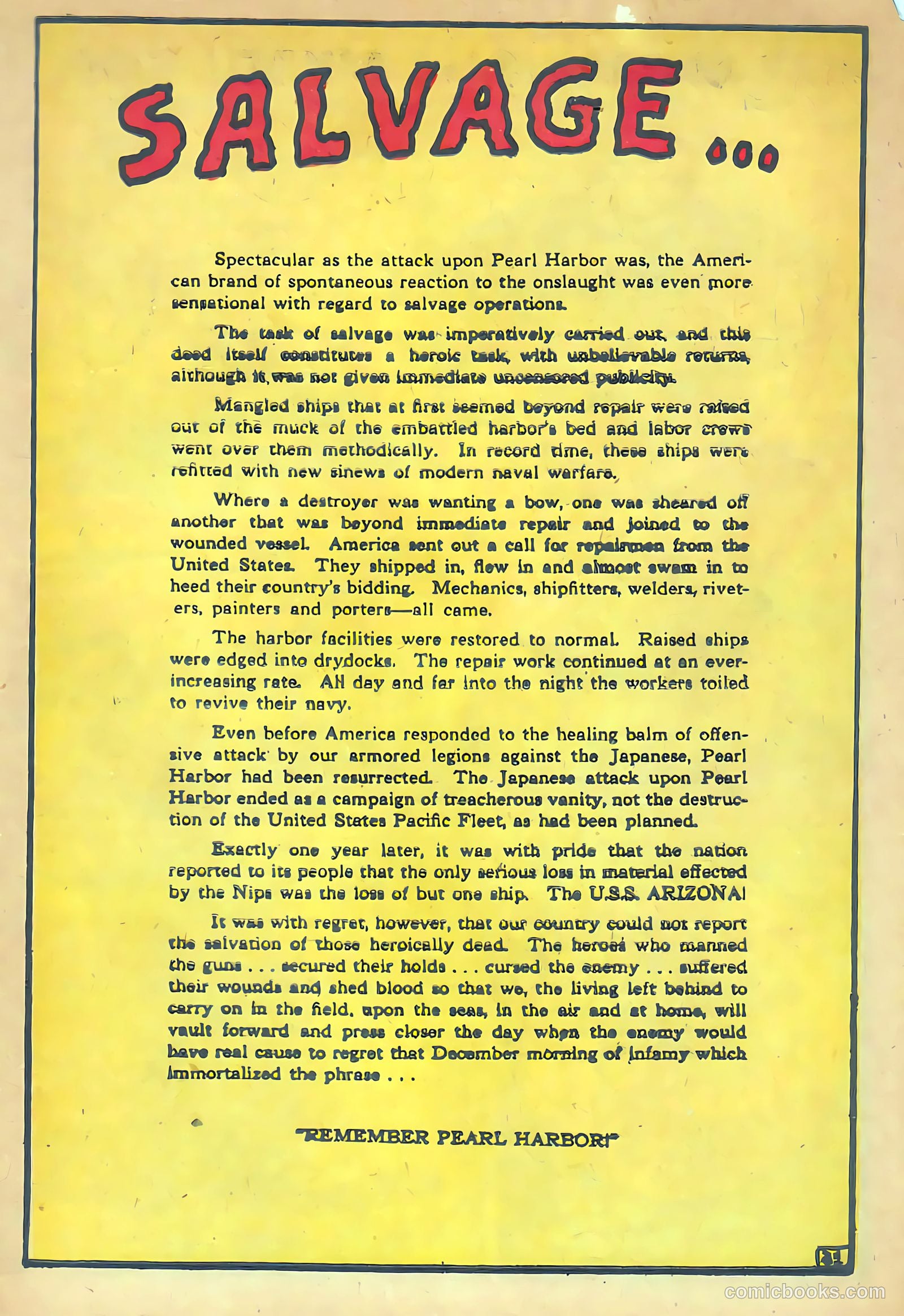 Navy Heroes #1 — page 33 of 35
