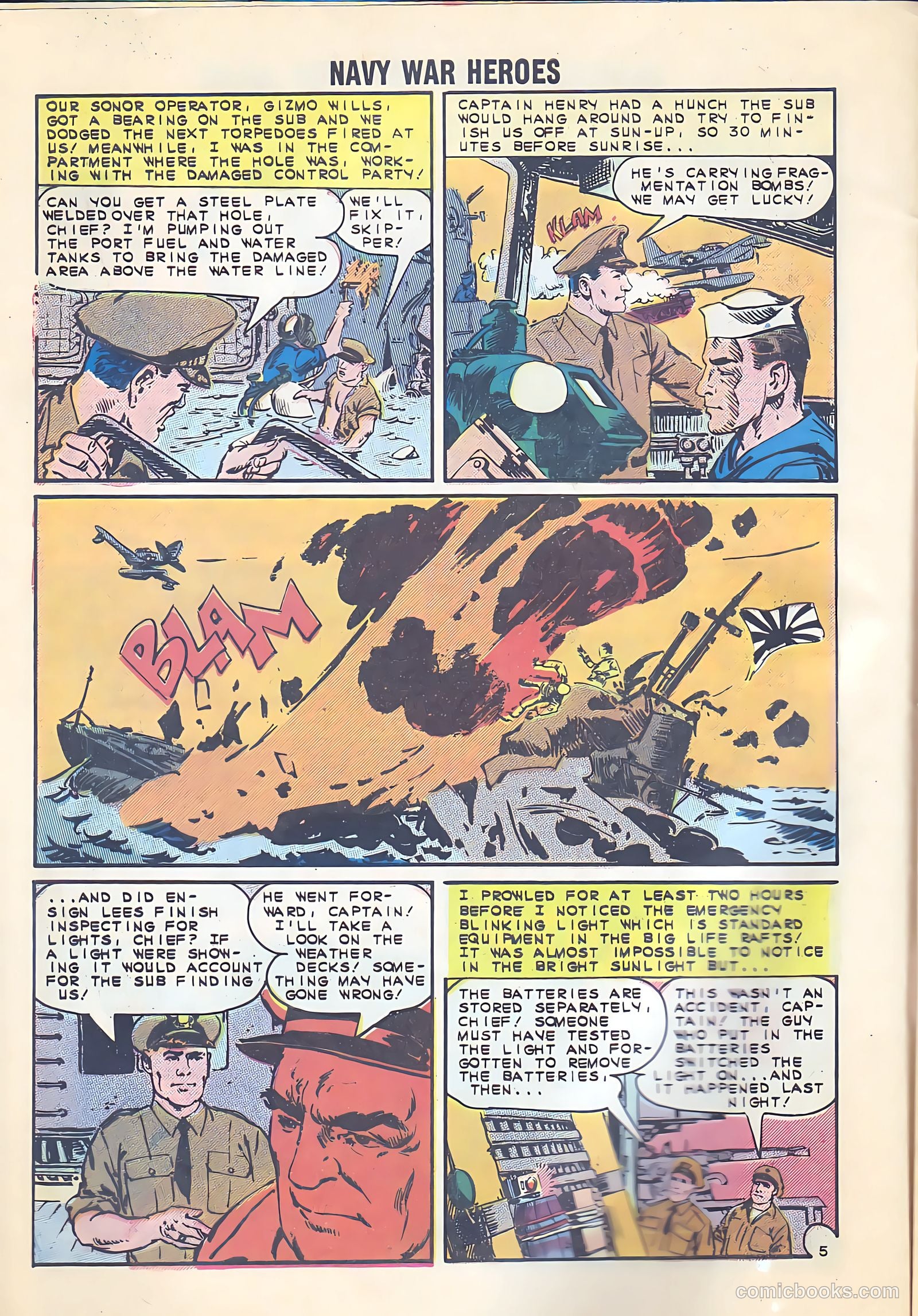 Navy War Heroes #1 — page 8 of 36