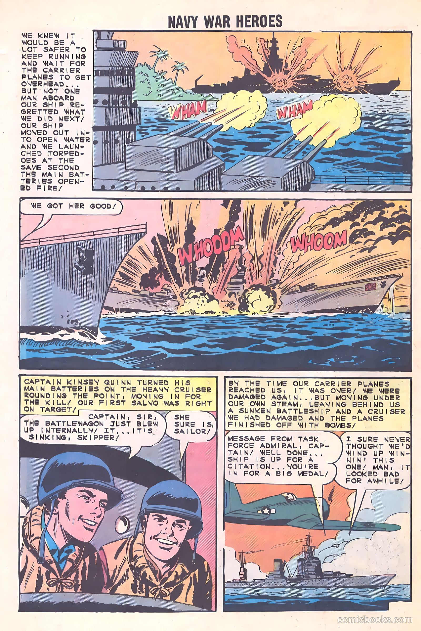 Navy War Heroes #3 — page 32 of 36