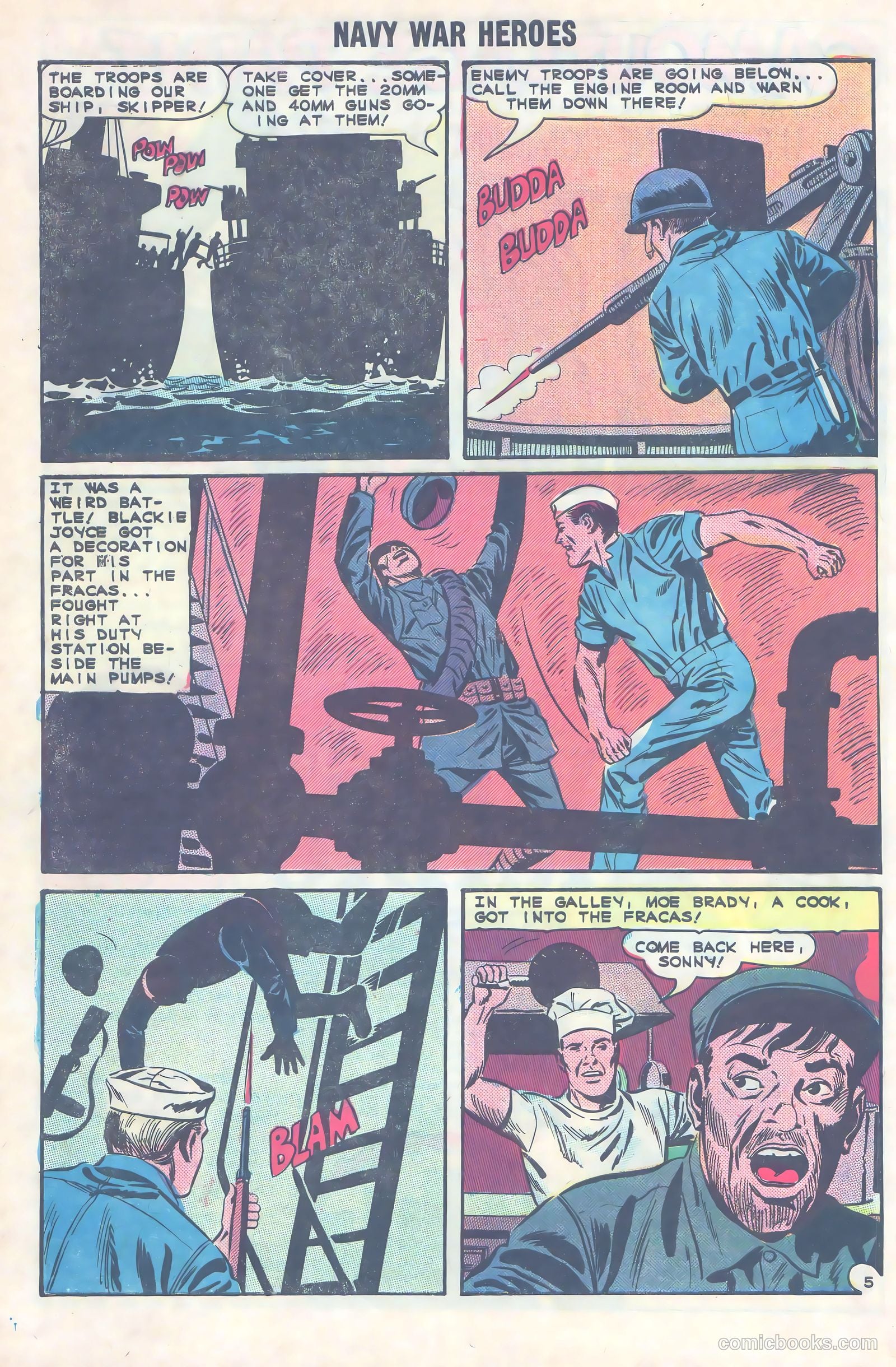 Navy War Heroes #4 — page 32 of 36