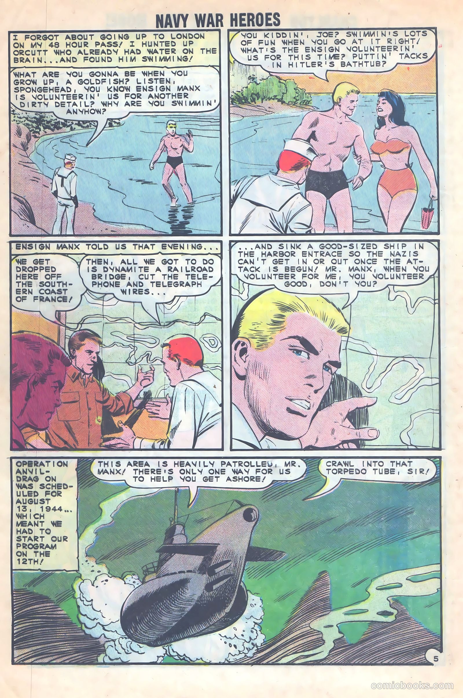 Navy War Heroes #5 — page 9 of 38