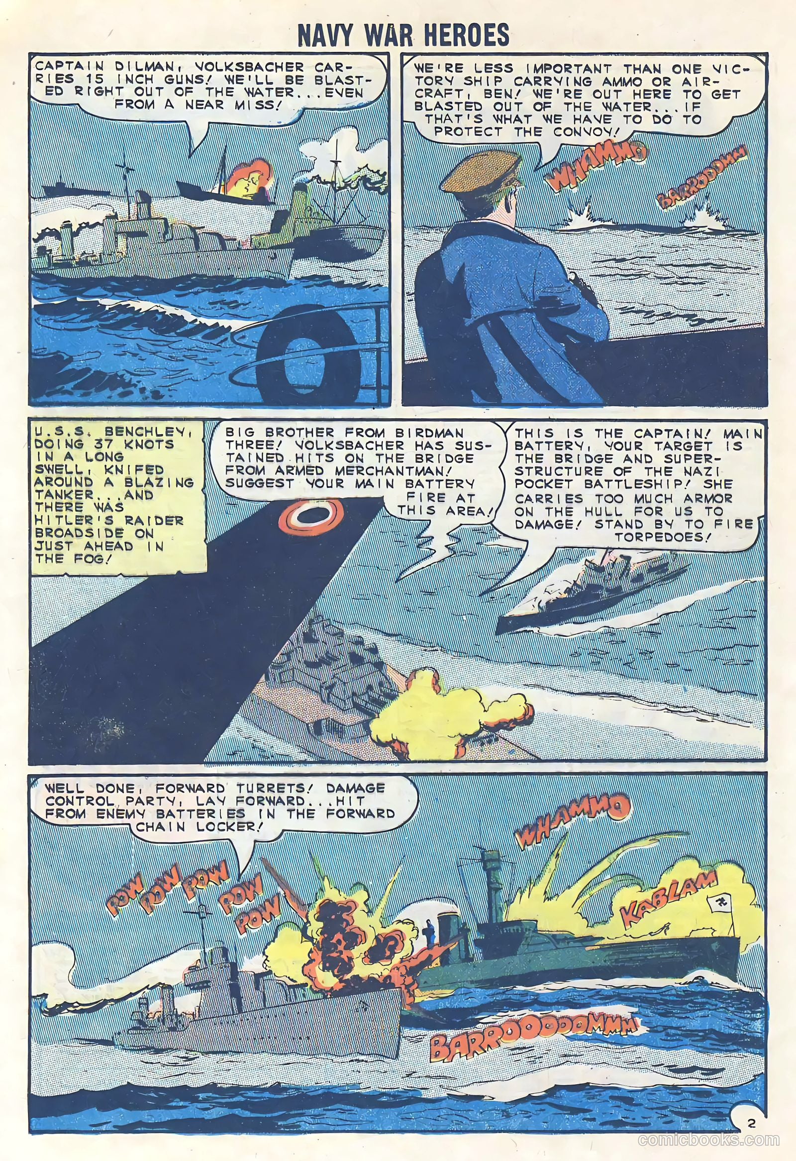 Navy War Heroes #6 — page 16 of 36