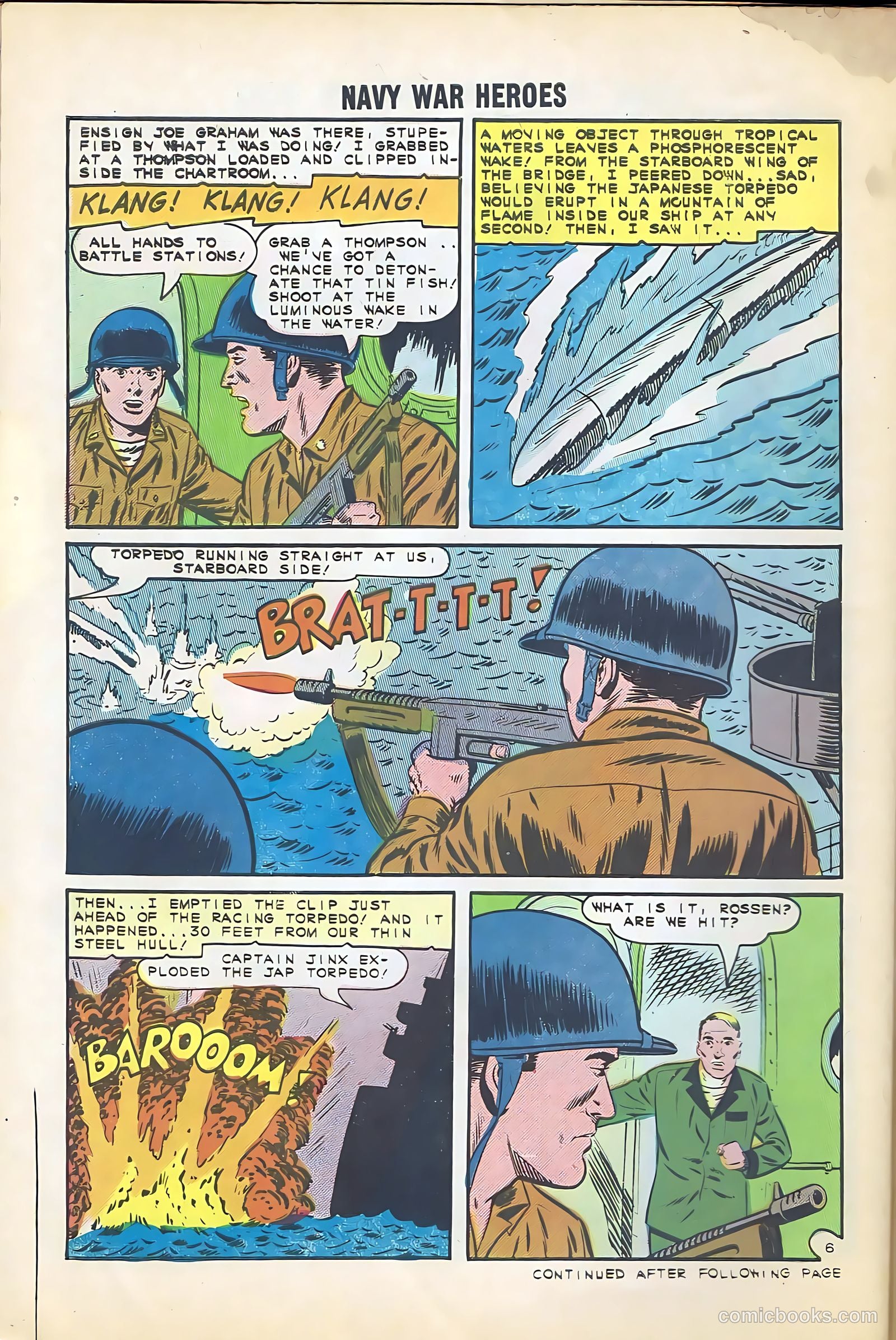 Navy War Heroes #7 — page 30 of 36