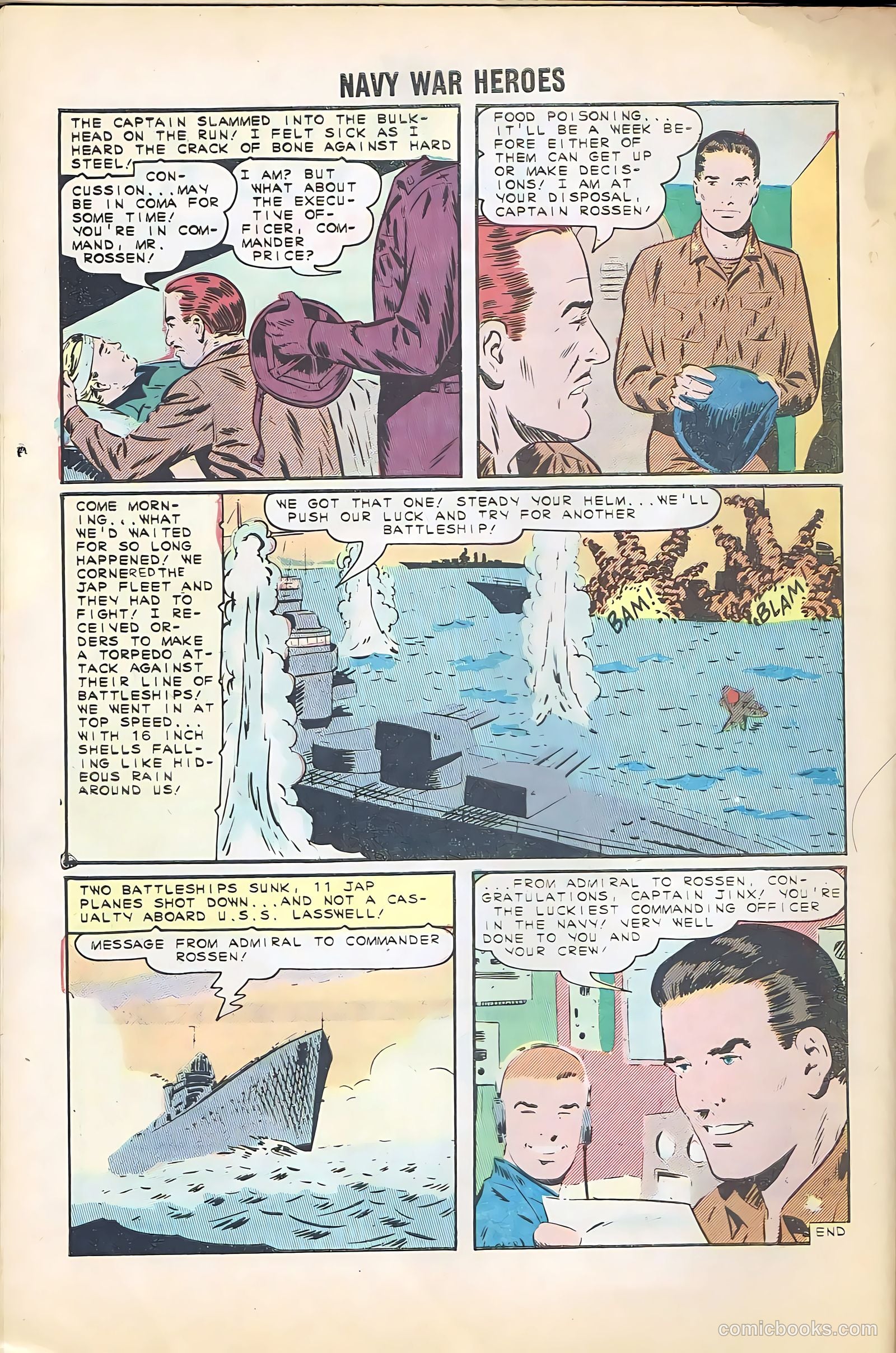 Navy War Heroes #7 — page 32 of 36