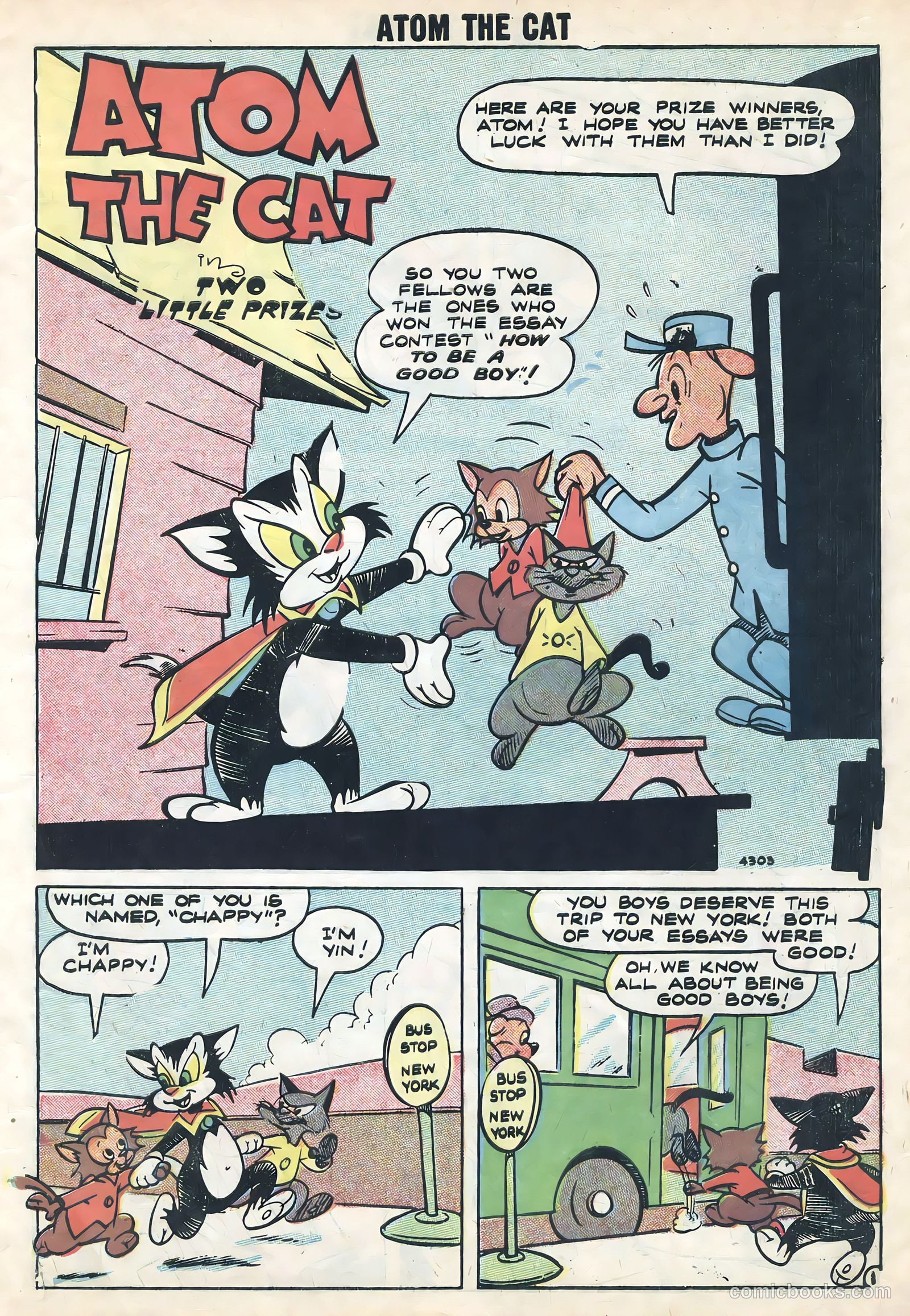 Atom the Cat #14 — page 3 of 36