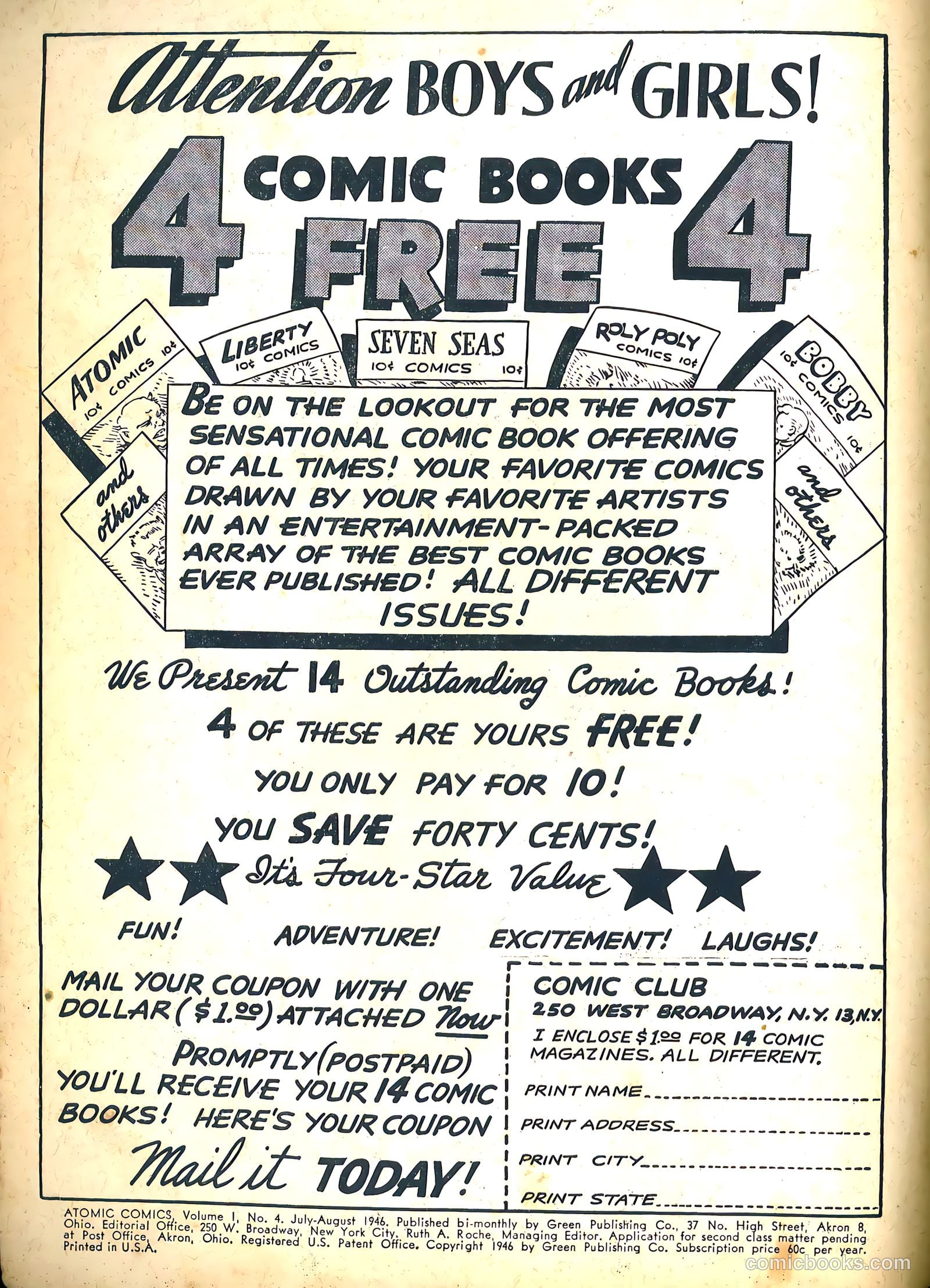 Atomic Comics #4 — page 2 of 52