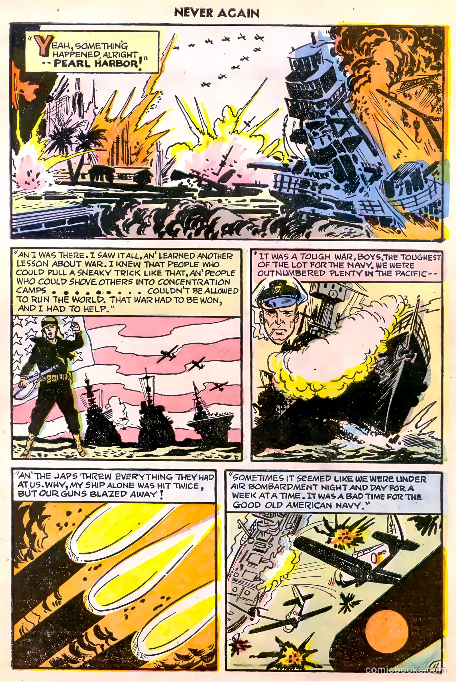Never Again #8 — page 7 of 36