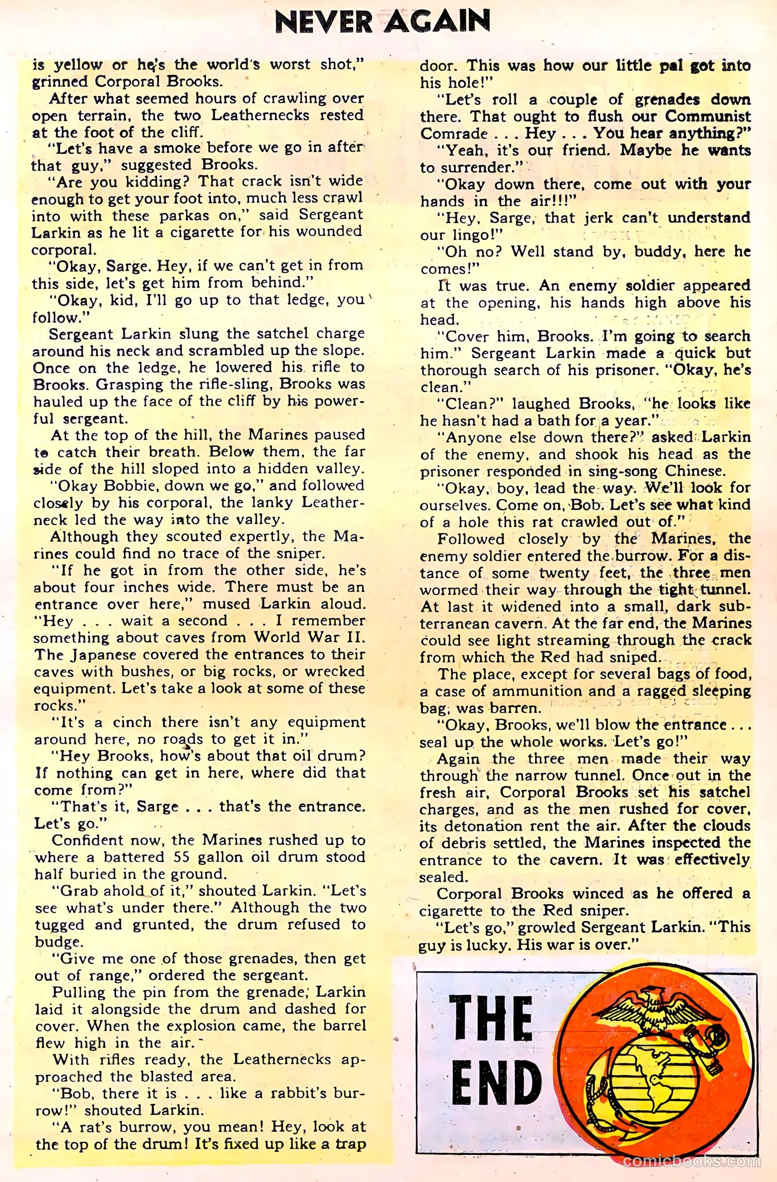 Never Again #8 — page 21 of 36