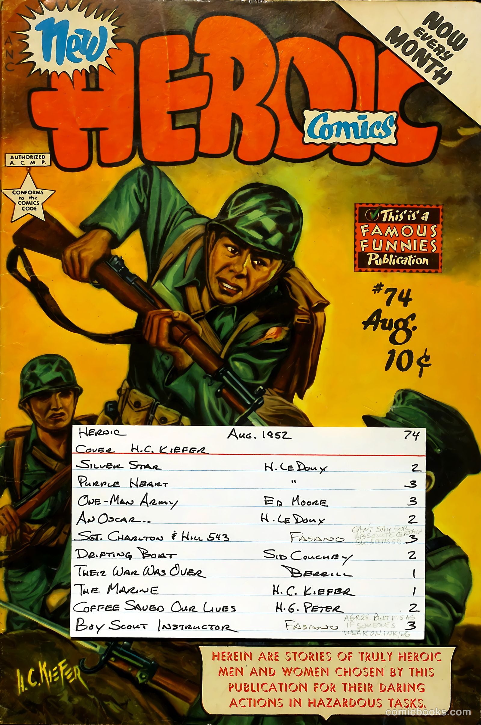 New Heroic Comics #74 — page 37 of 37