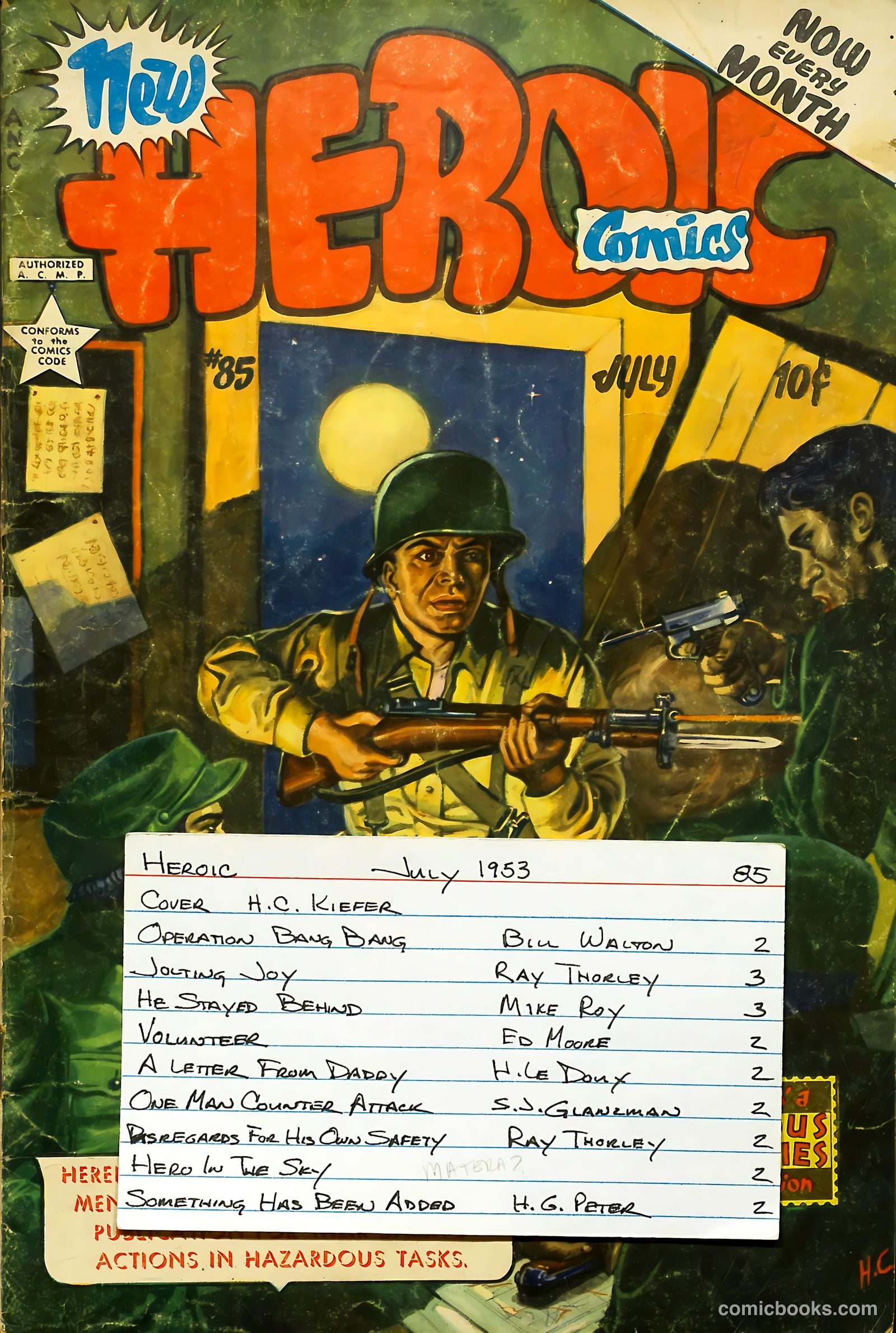 New Heroic Comics #85 — page 37 of 37