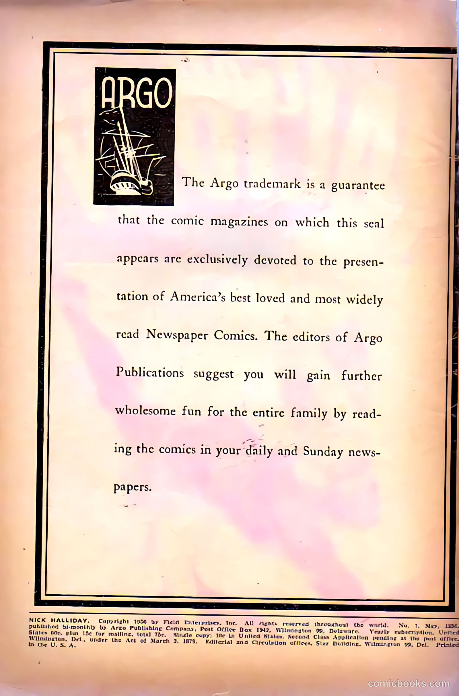 Nick Haliday #1 — page 2 of 38