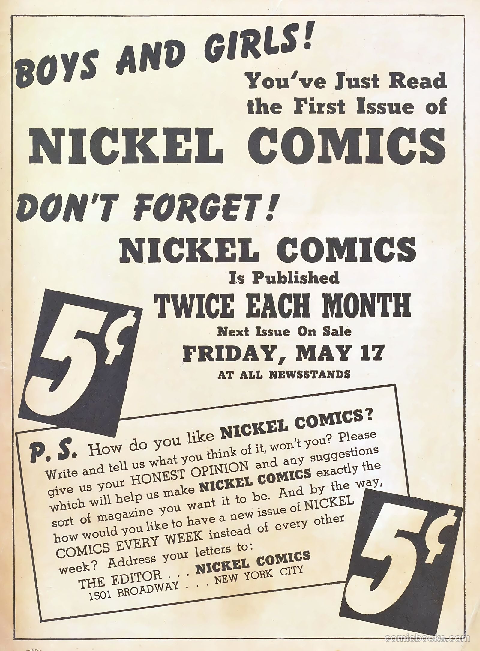 Nickel Comics #1 — page 35 of 37
