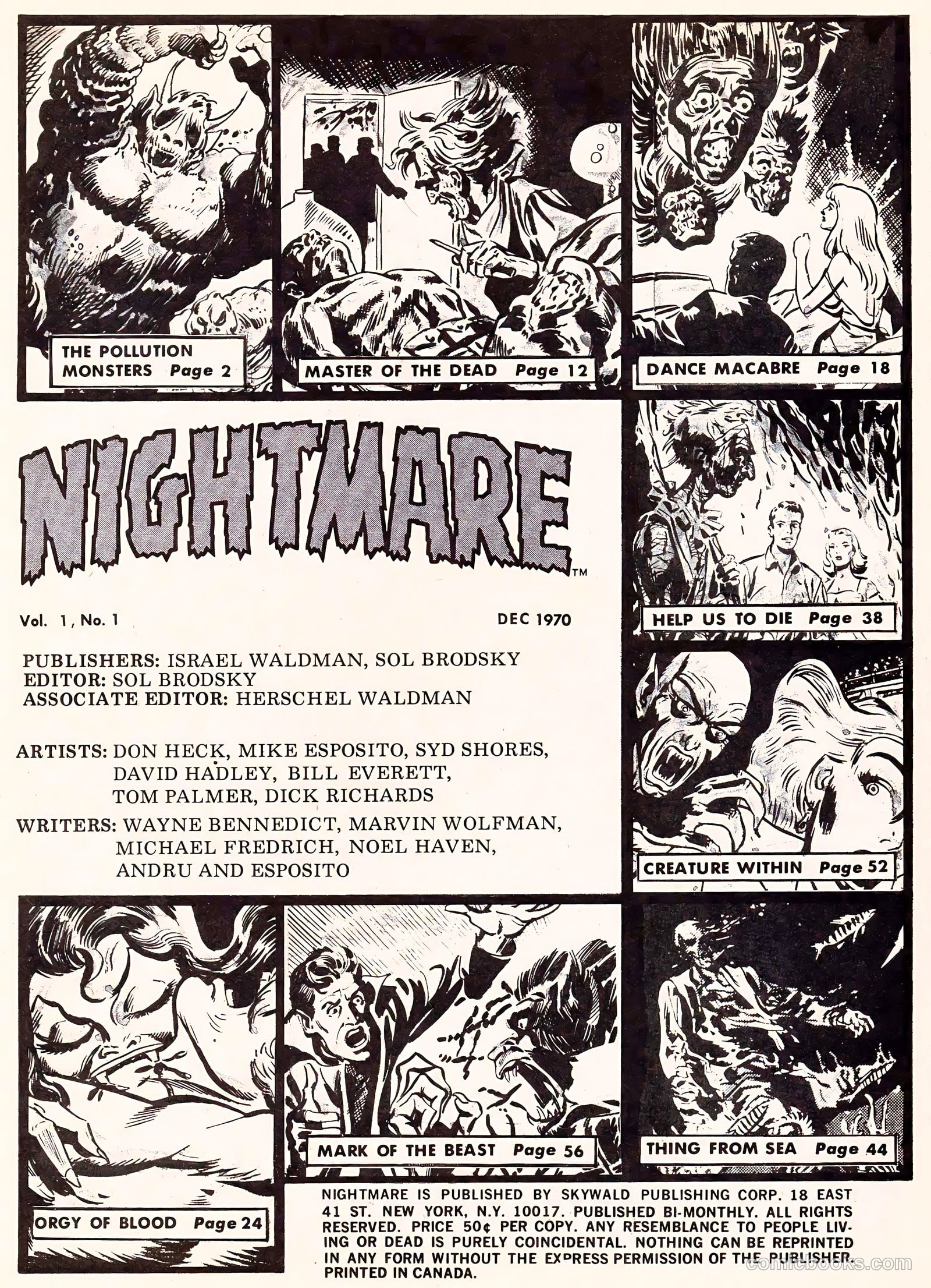 Nightmare #1 — page 3 of 68