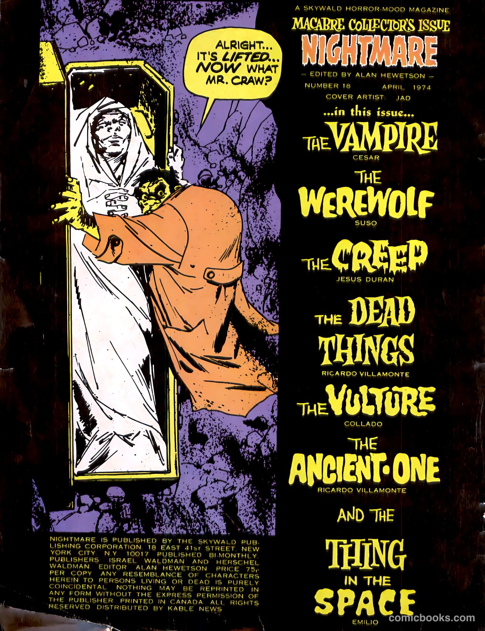 Nightmare #18 — page 2 of 68