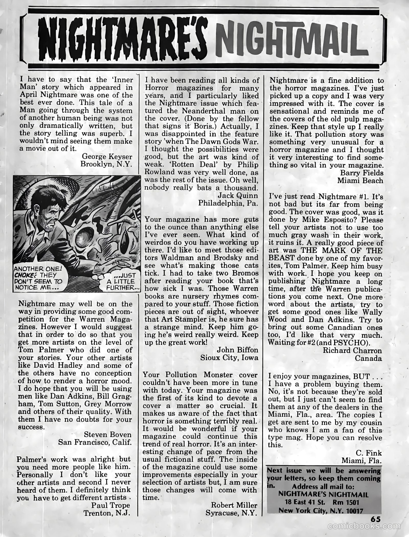 Nightmare #4 — page 65 of 68