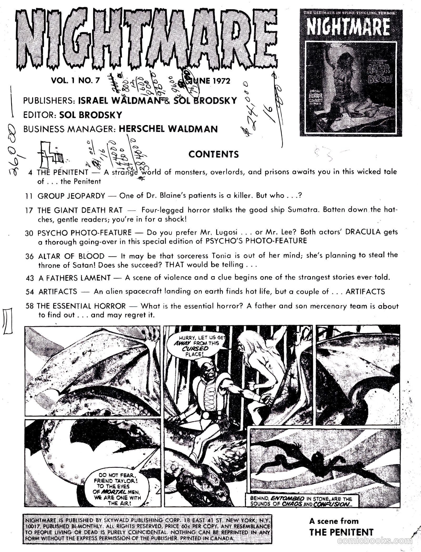 Nightmare #7 — page 3 of 67