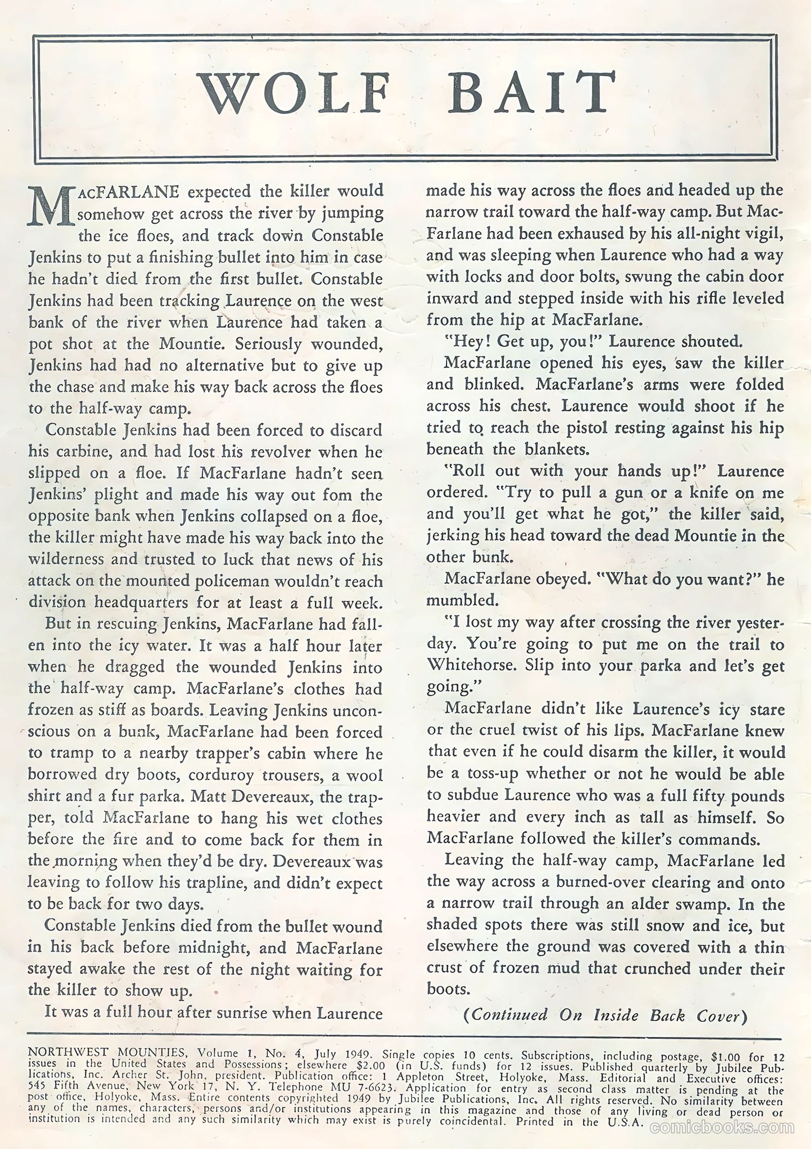 Northwest Mounties #4 — page 2 of 36