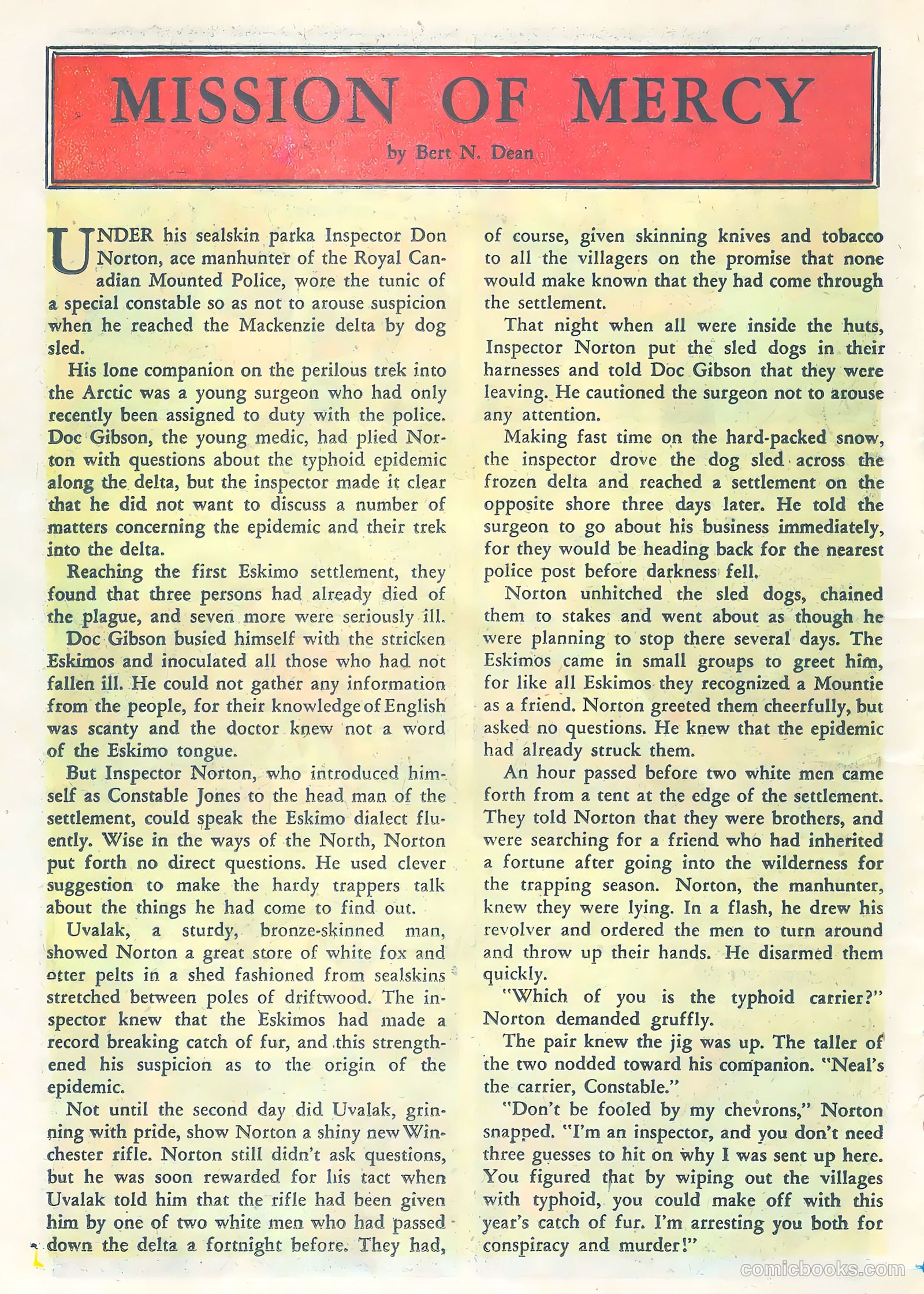 Northwest Mounties #4 — page 20 of 36