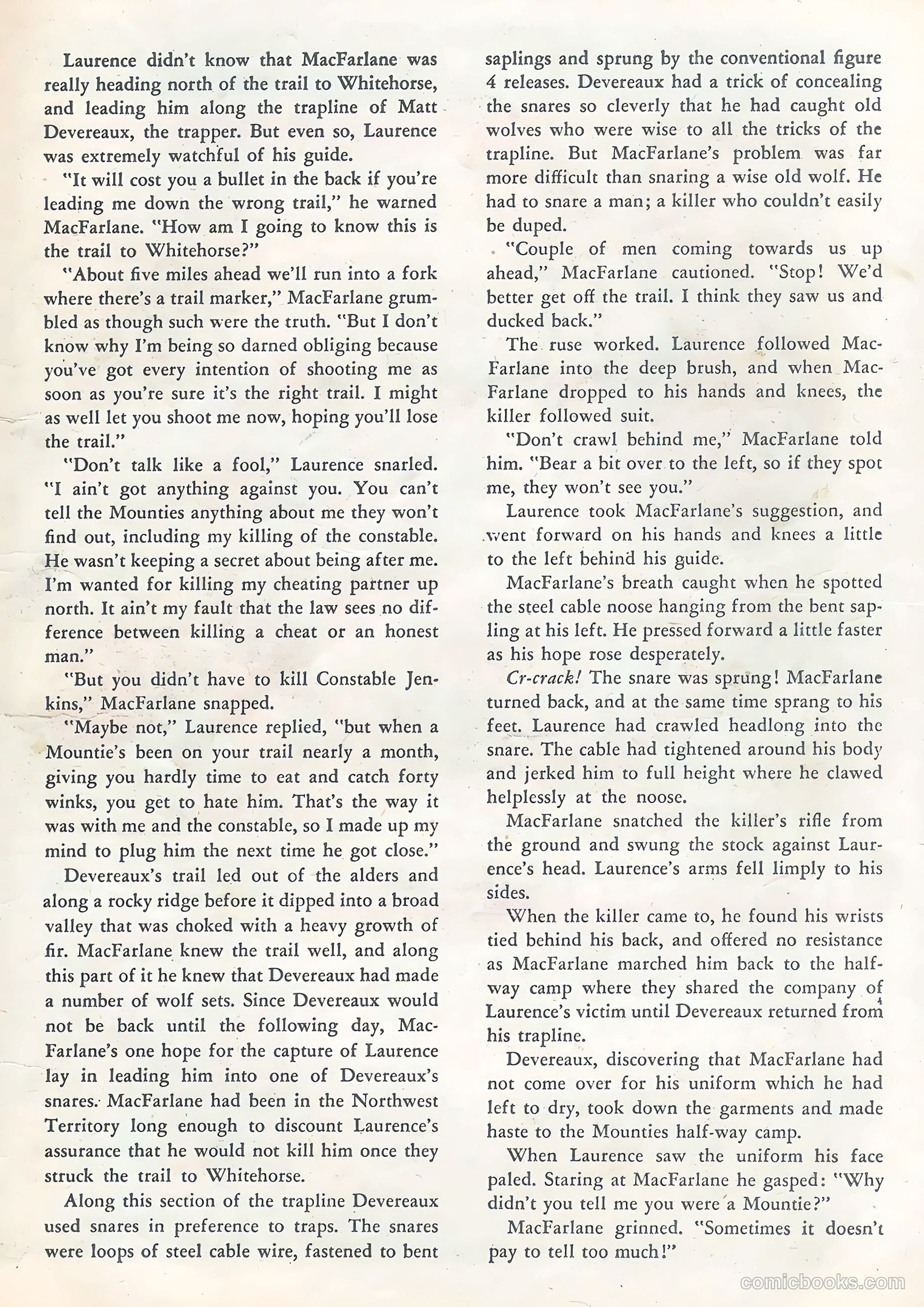 Northwest Mounties #4 — page 35 of 36