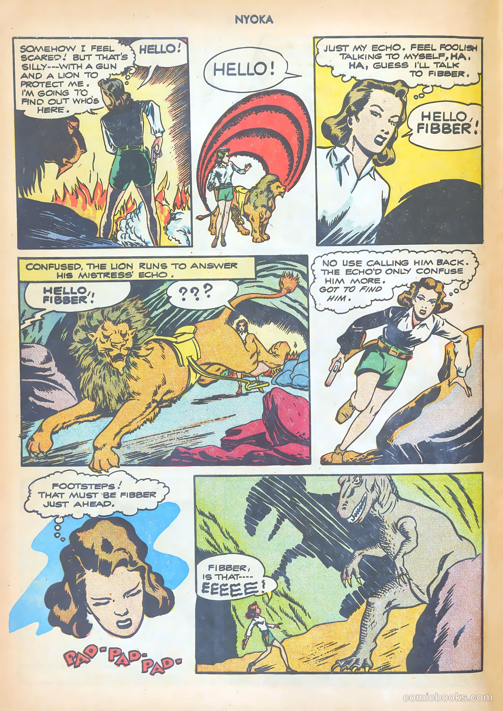Nyoka the Jungle Girl #10 — page 8 of 52