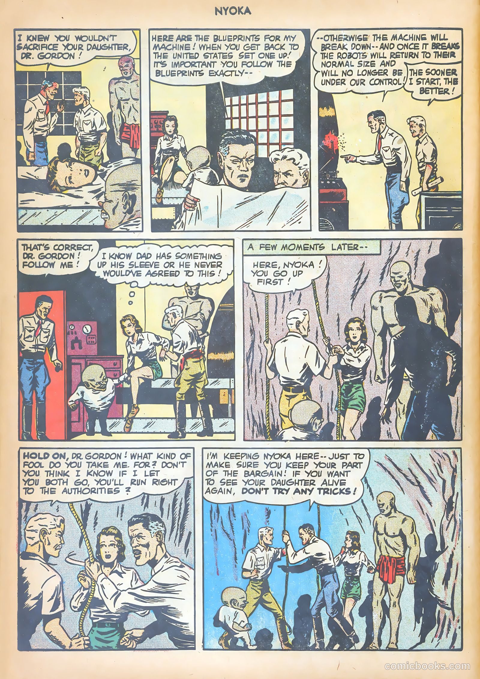 Nyoka the Jungle Girl #10 — page 44 of 52