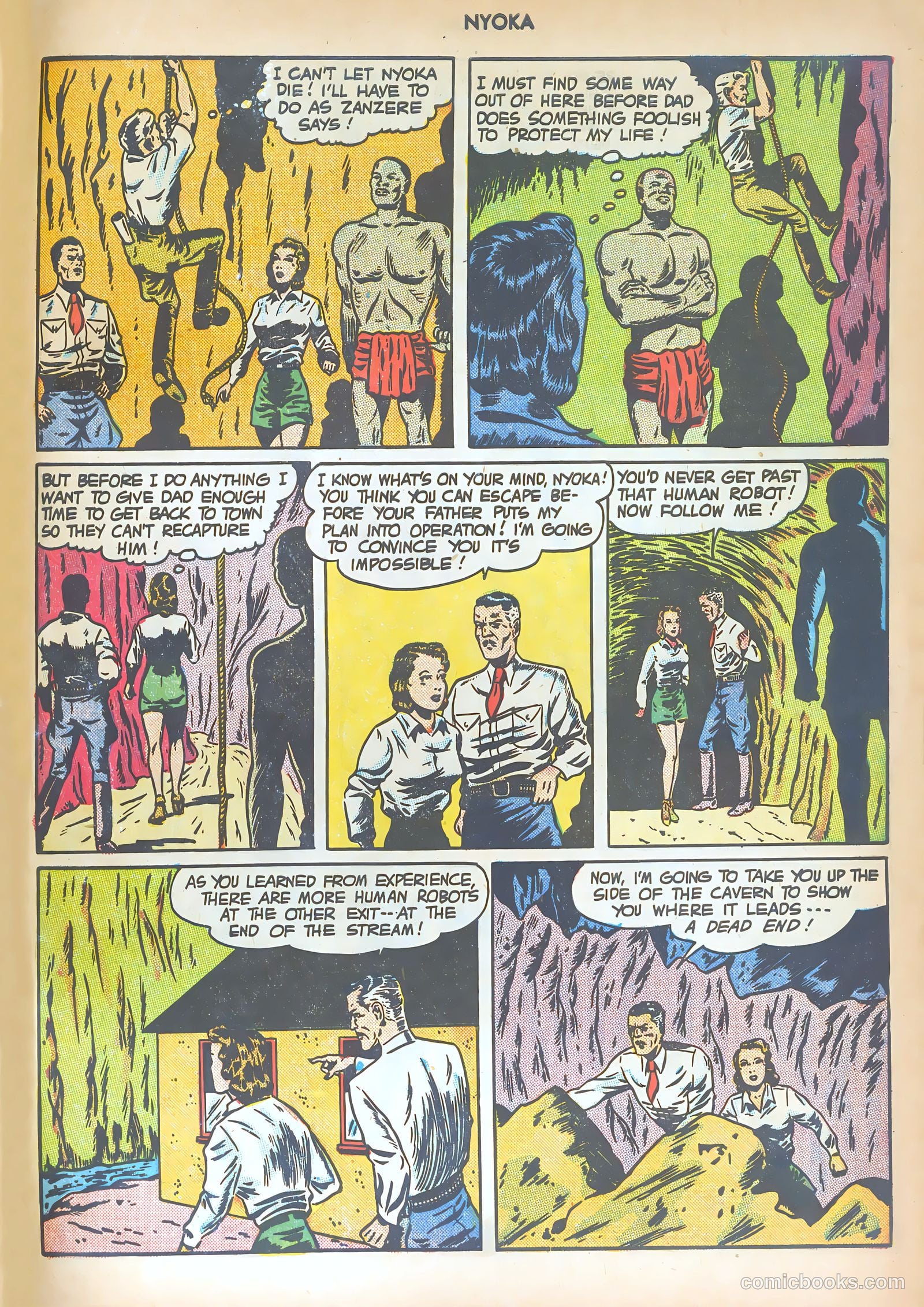Nyoka the Jungle Girl #10 — page 45 of 52