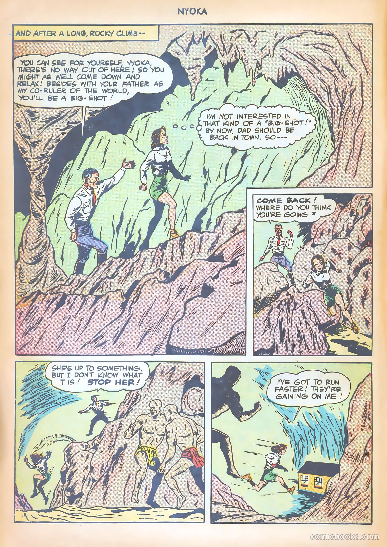 Nyoka the Jungle Girl #10 — page 46 of 52