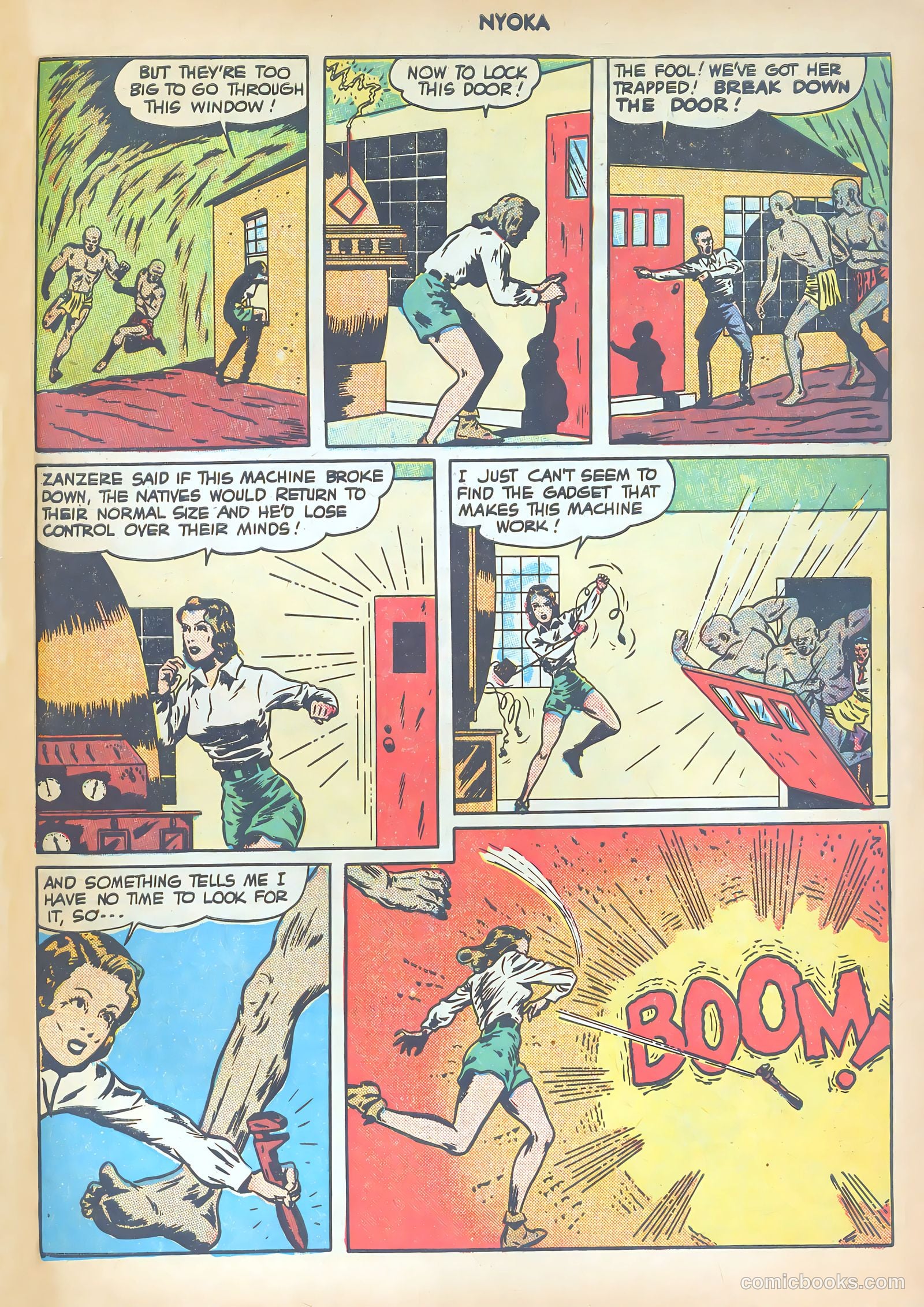 Nyoka the Jungle Girl #10 — page 47 of 52