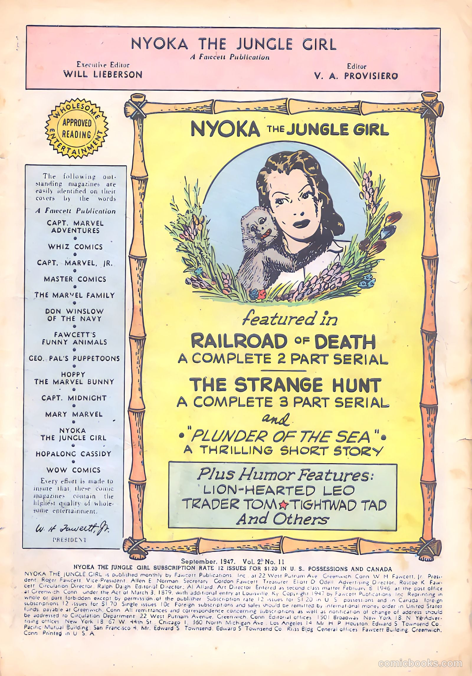 Nyoka the Jungle Girl #11 — page 3 of 52