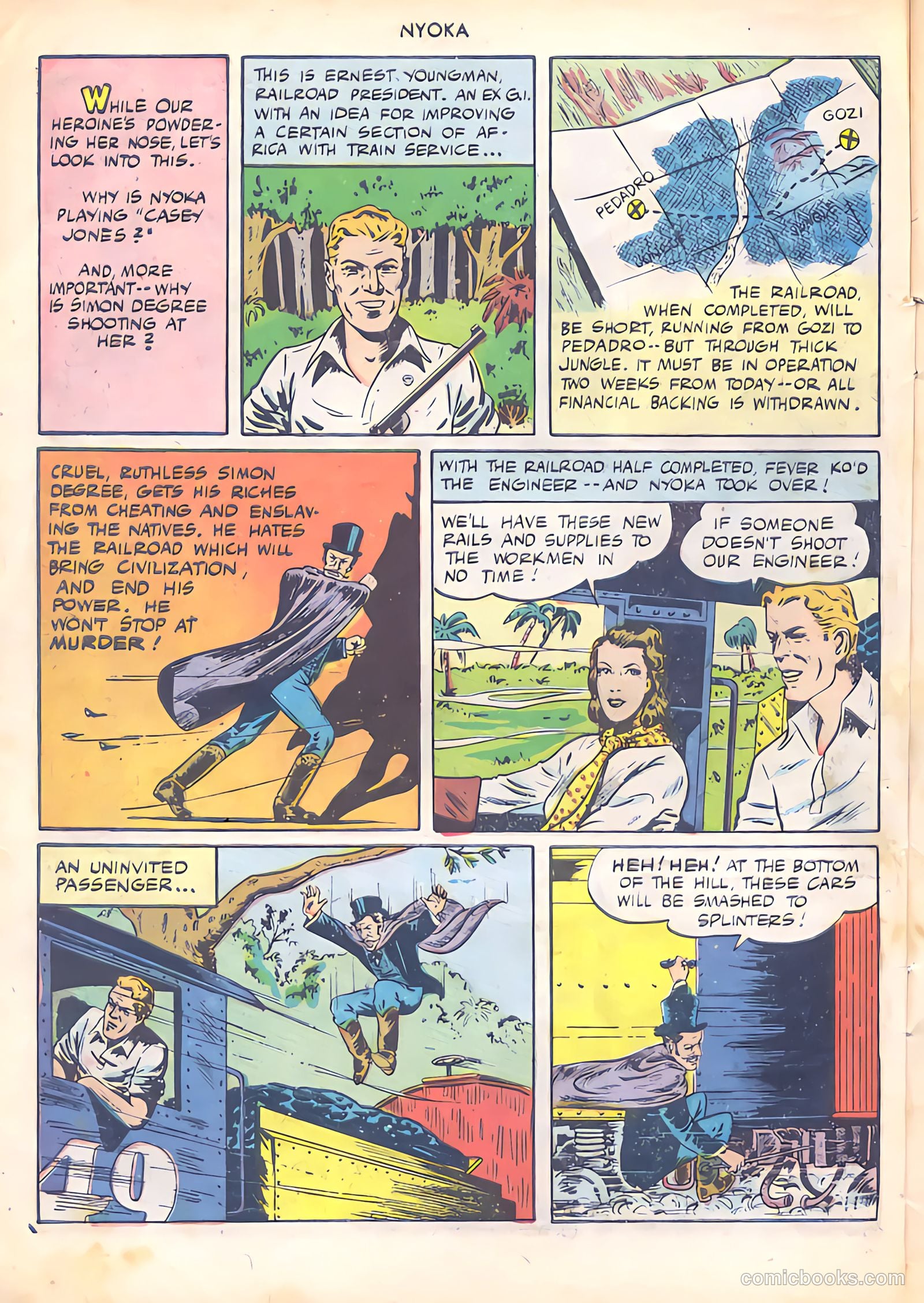 Nyoka the Jungle Girl #11 — page 6 of 52