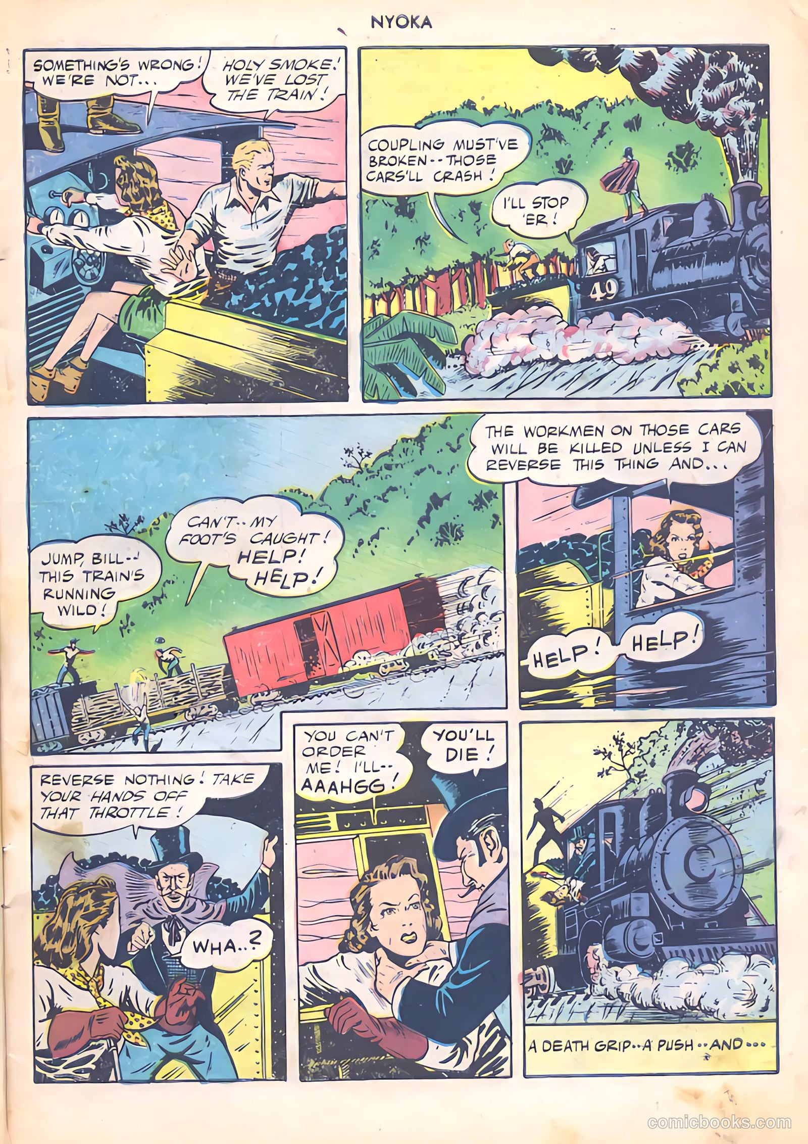 Nyoka the Jungle Girl #11 — page 7 of 52