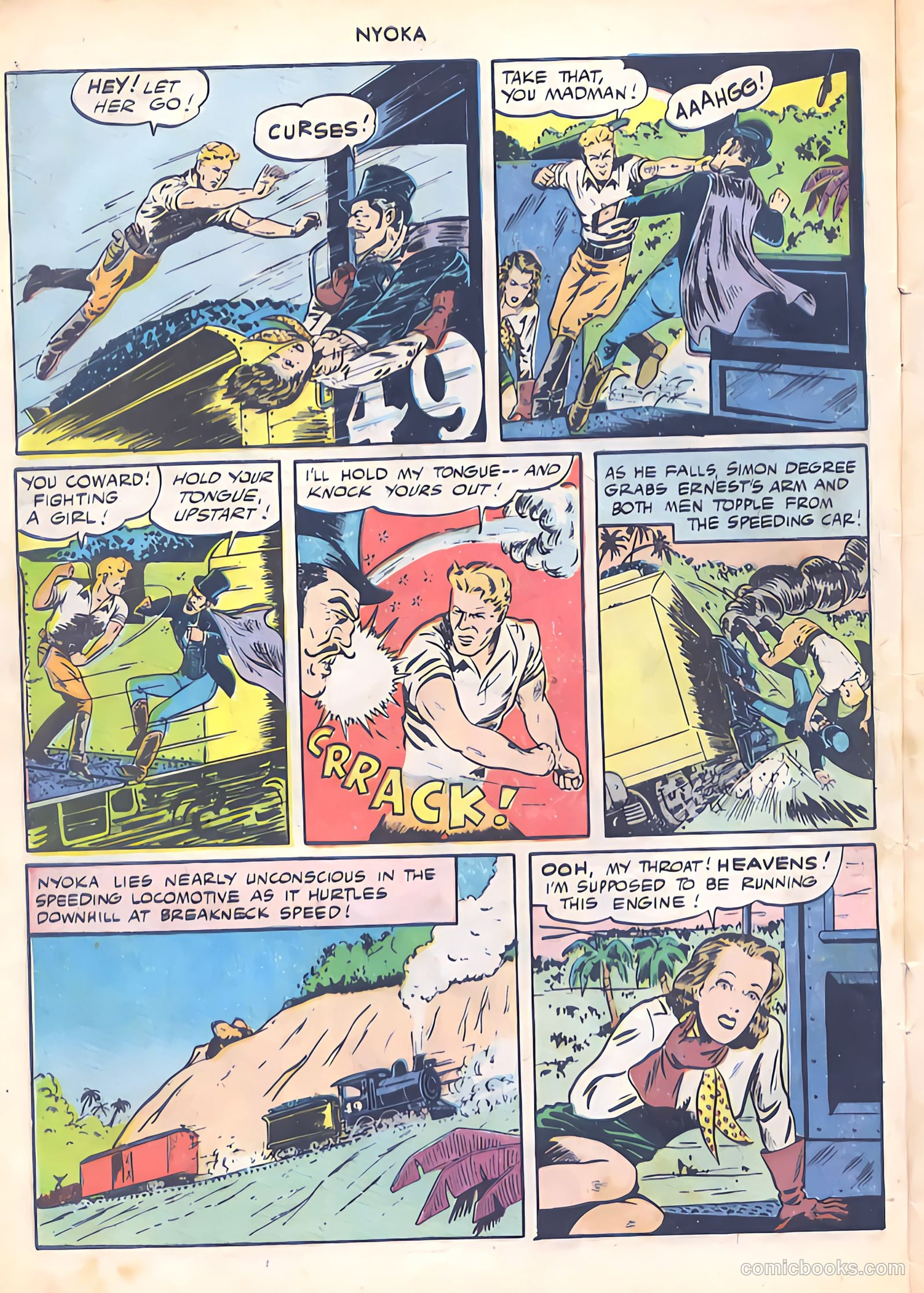 Nyoka the Jungle Girl #11 — page 8 of 52