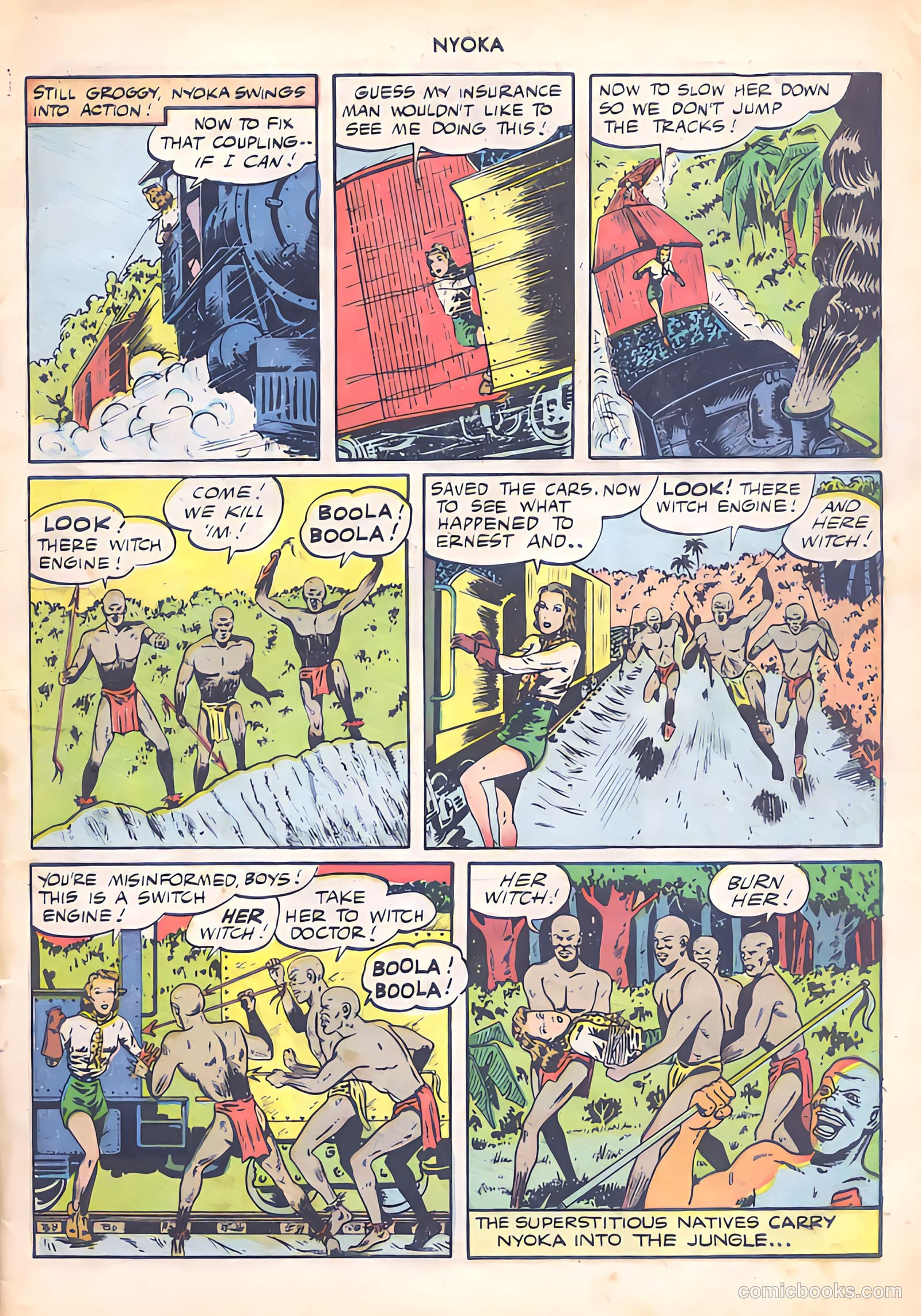 Nyoka the Jungle Girl #11 — page 9 of 52