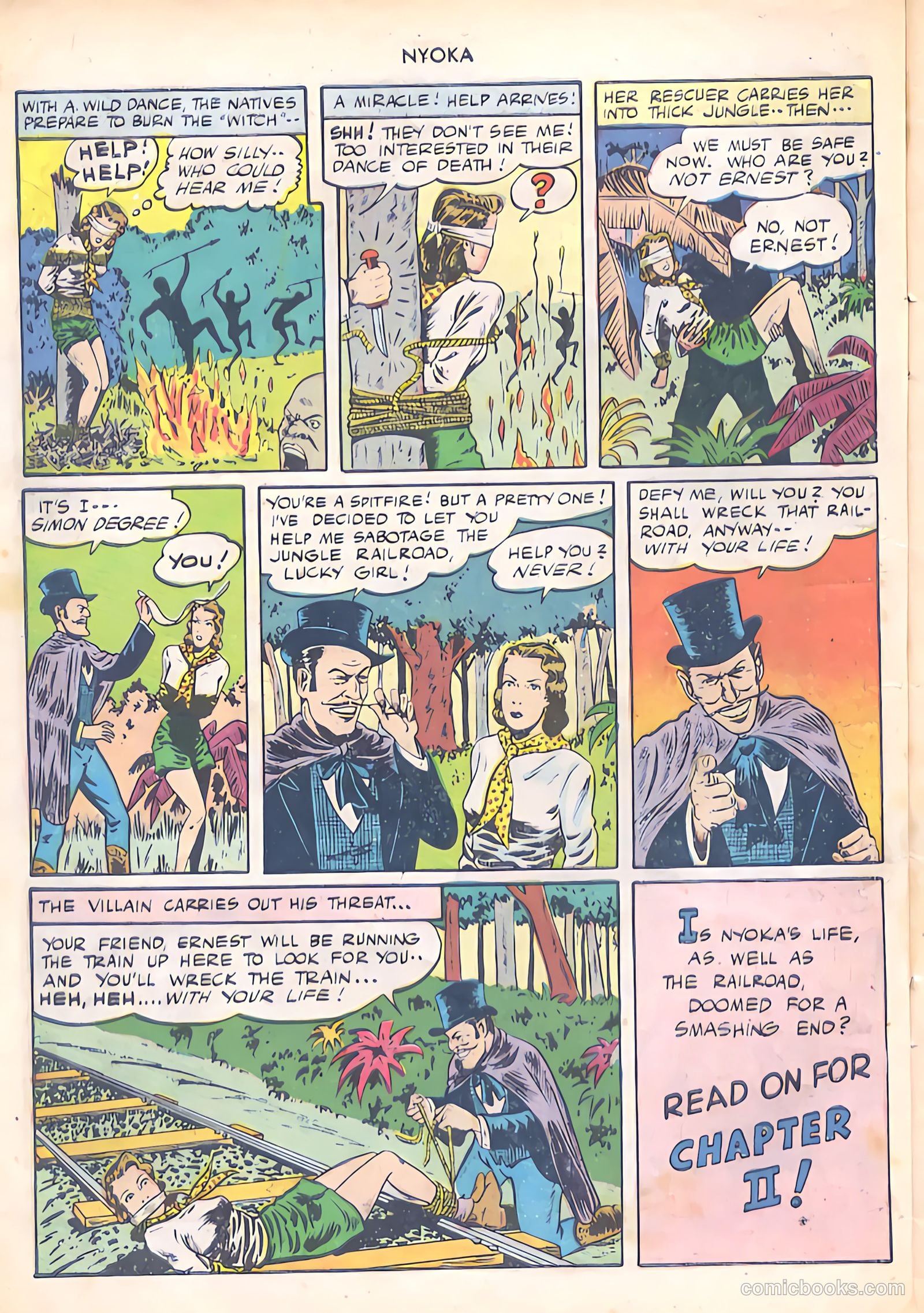 Nyoka the Jungle Girl #11 — page 10 of 52