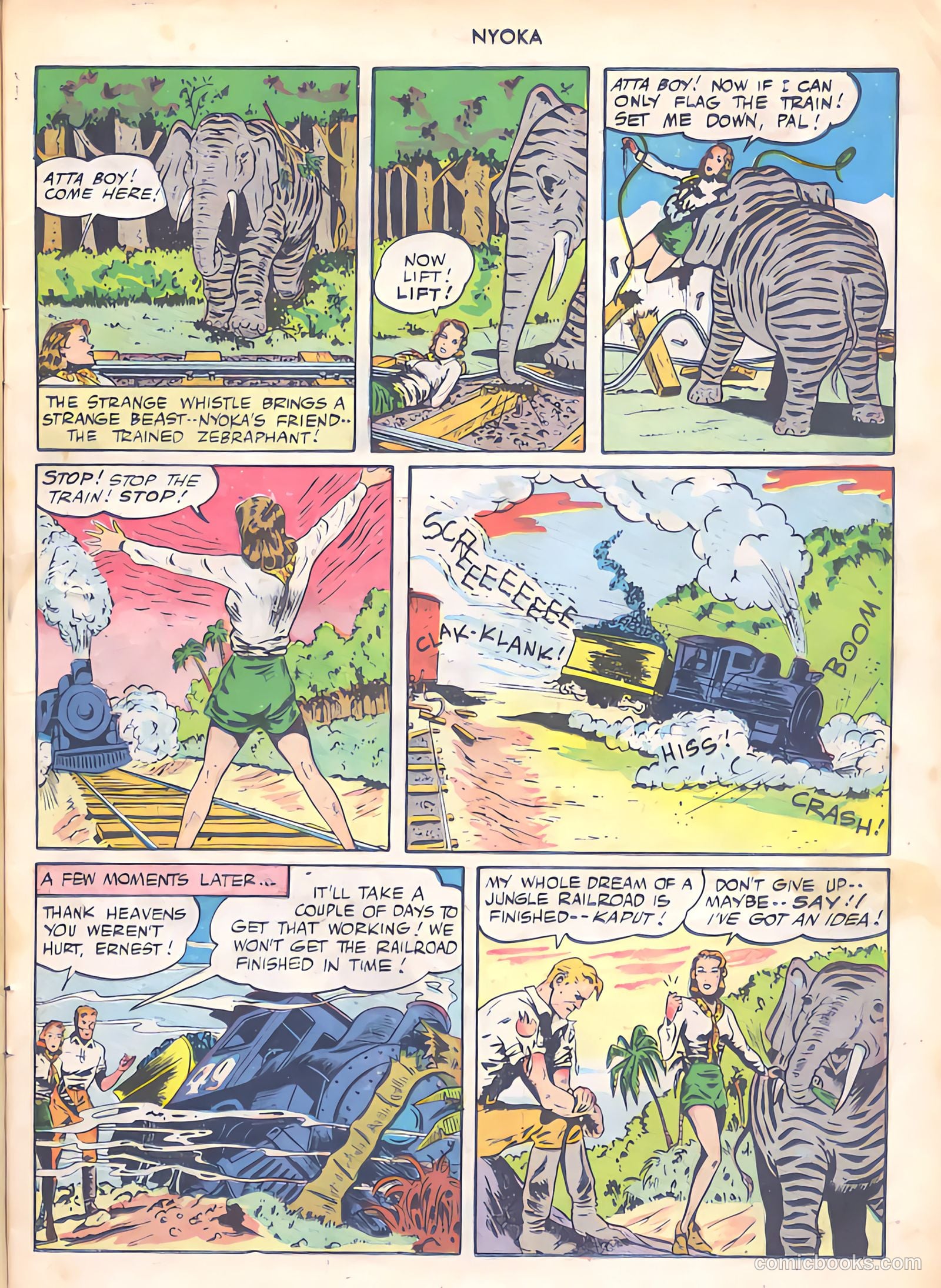 Nyoka the Jungle Girl #11 — page 15 of 52