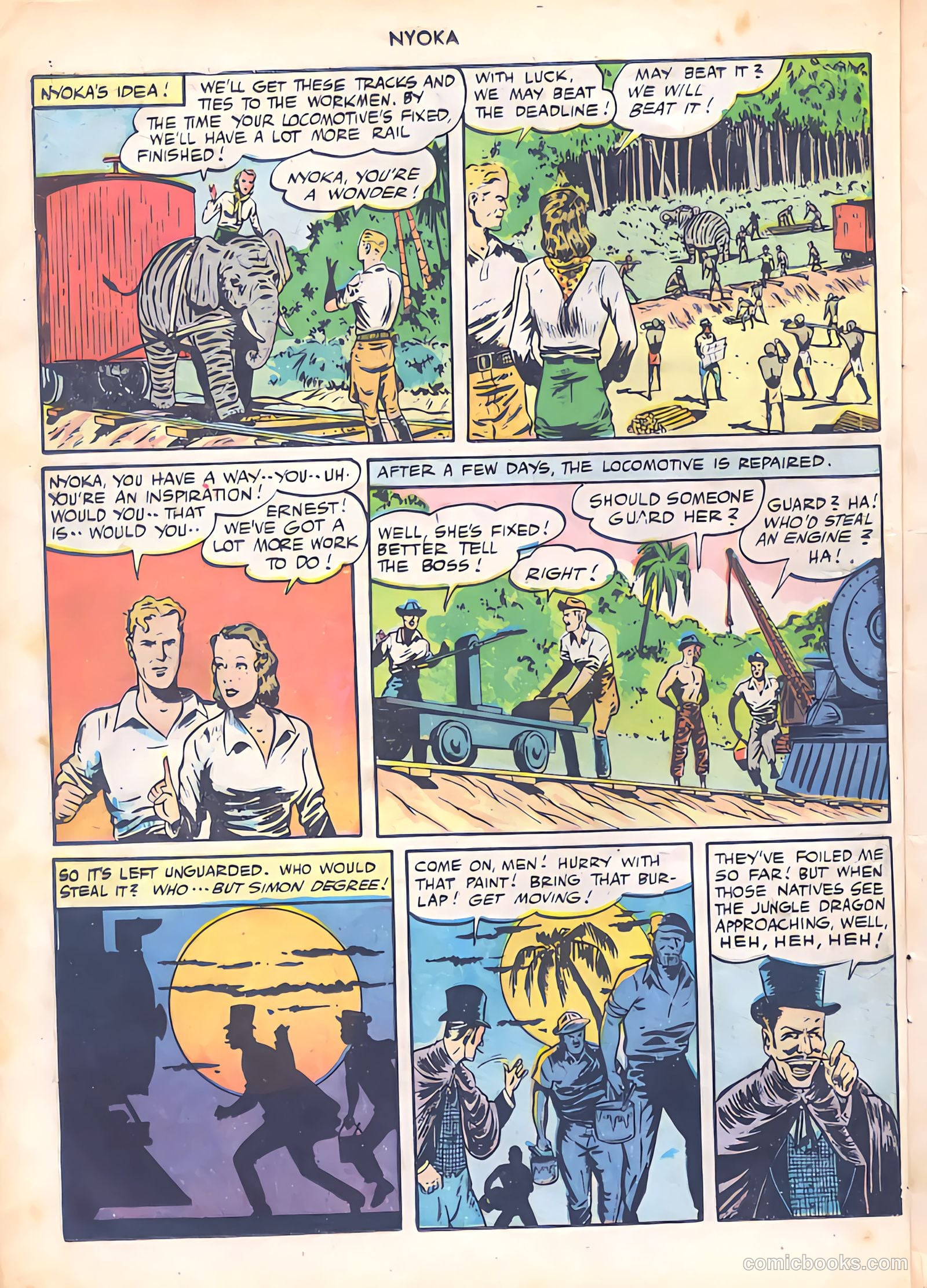 Nyoka the Jungle Girl #11 — page 16 of 52