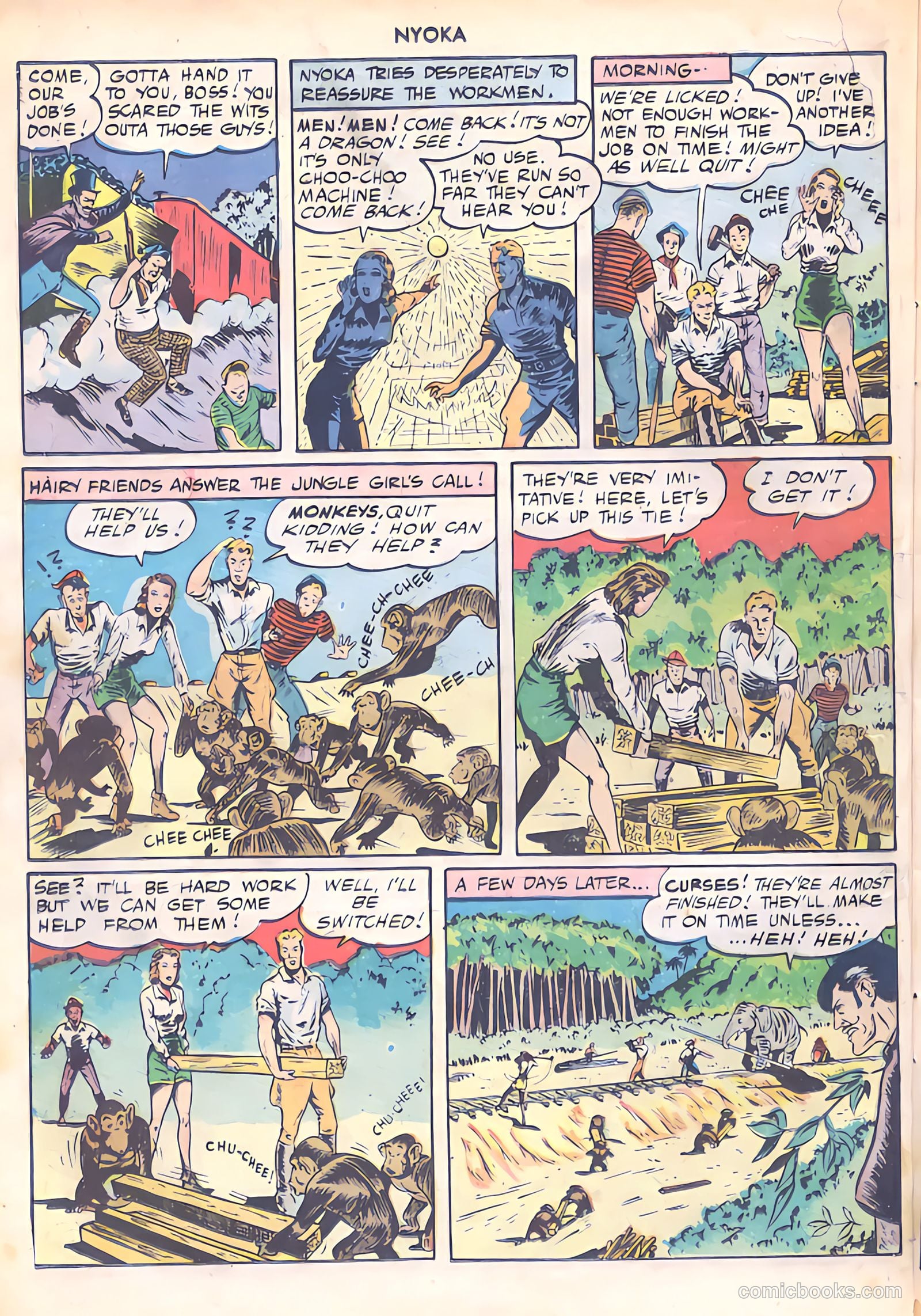 Nyoka the Jungle Girl #11 — page 18 of 52