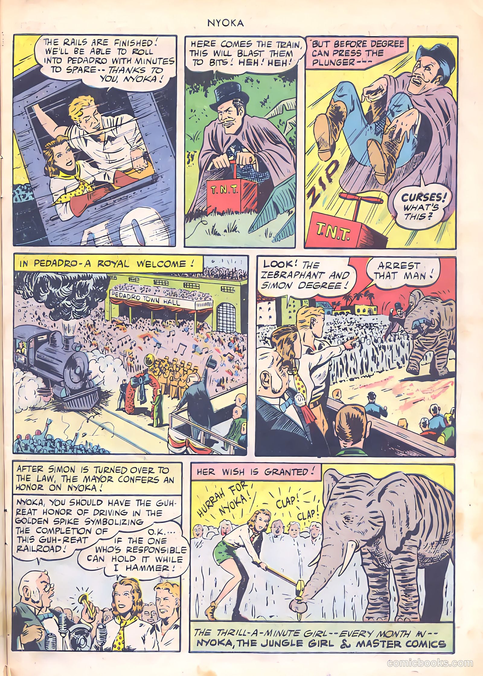 Nyoka the Jungle Girl #11 — page 19 of 52